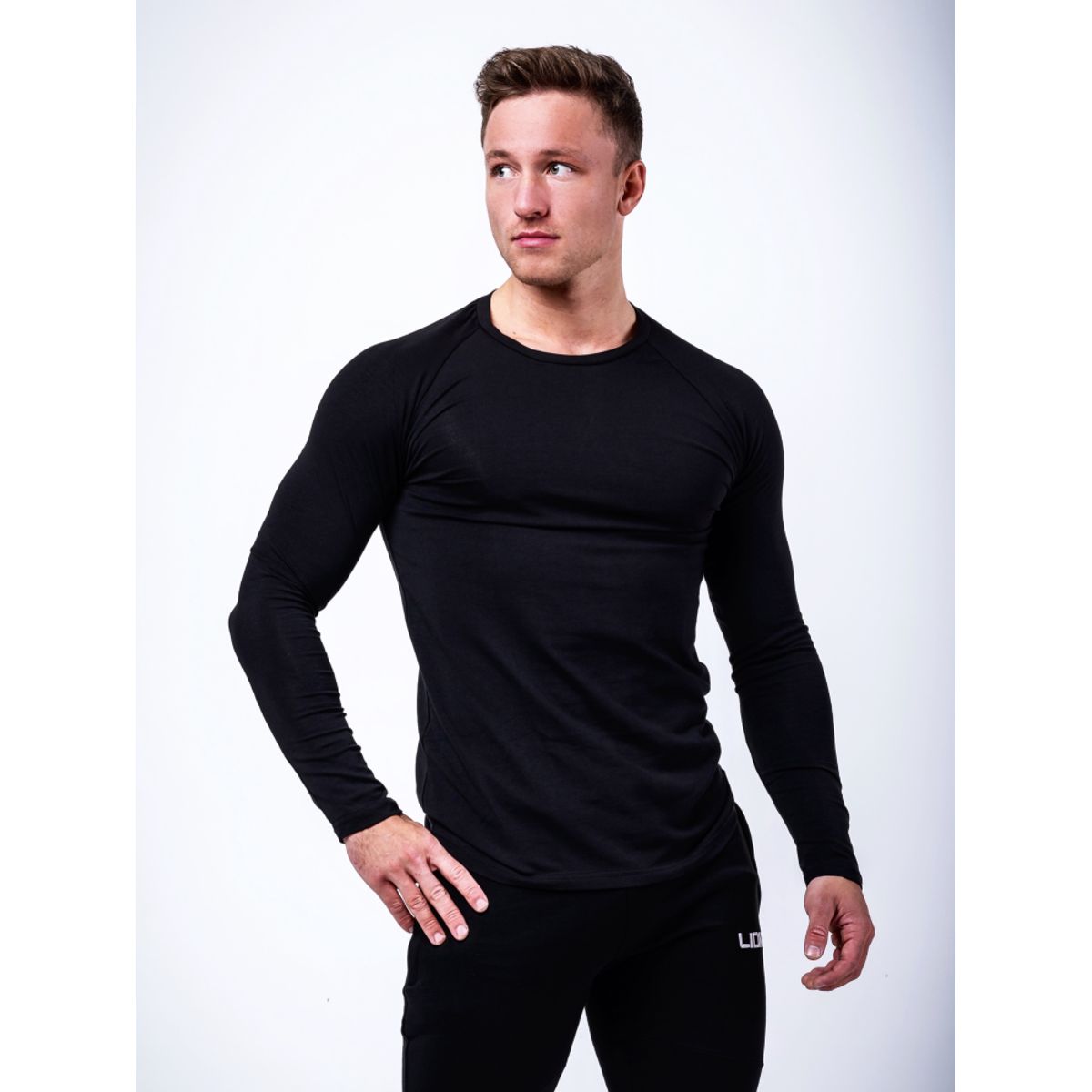 LionnWear Fitness N´Chill Langærmet Sort - L/XL