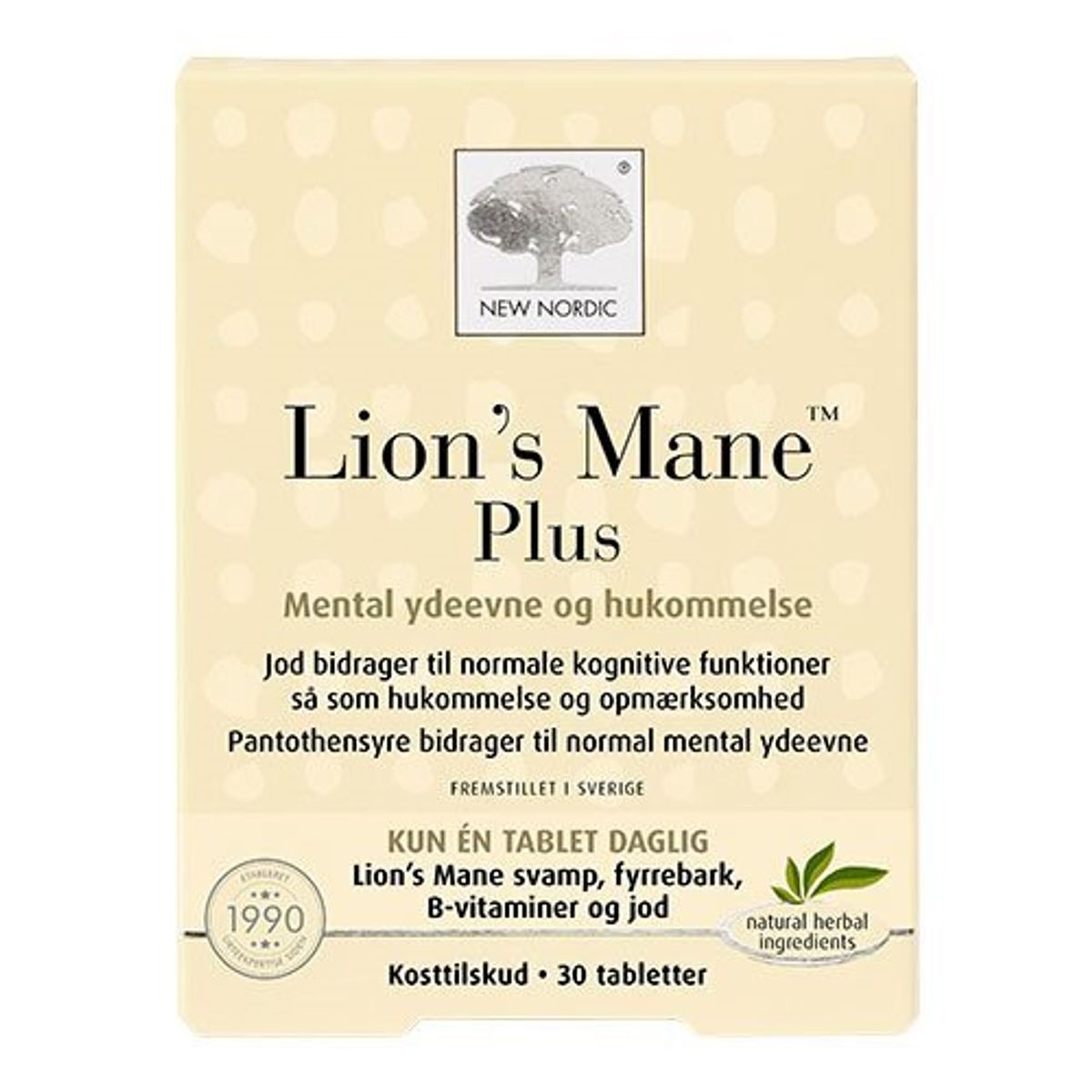 Lion´s Mane Plus - 30 tabletter