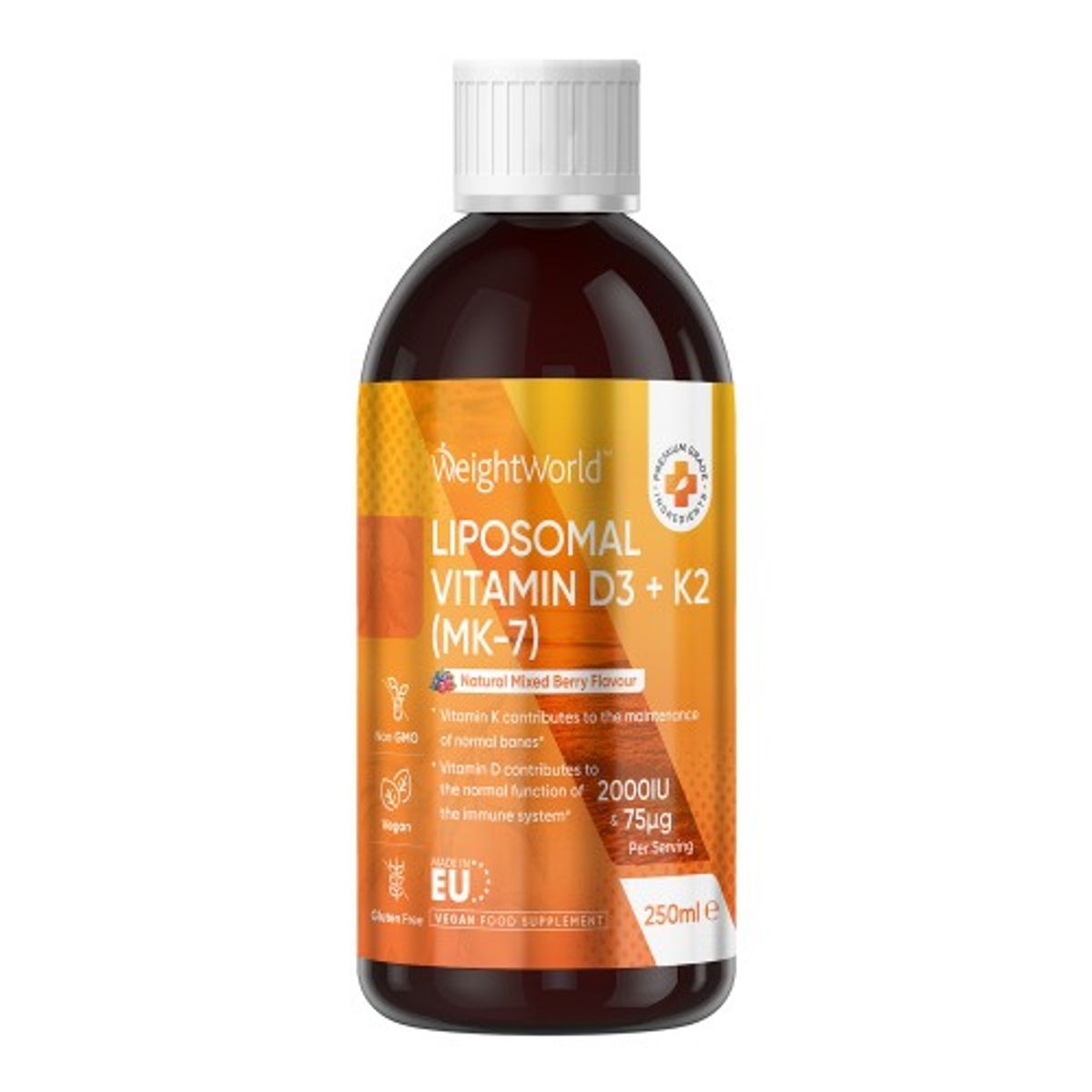 Liposomal D3- + K2-vitamin Dråber