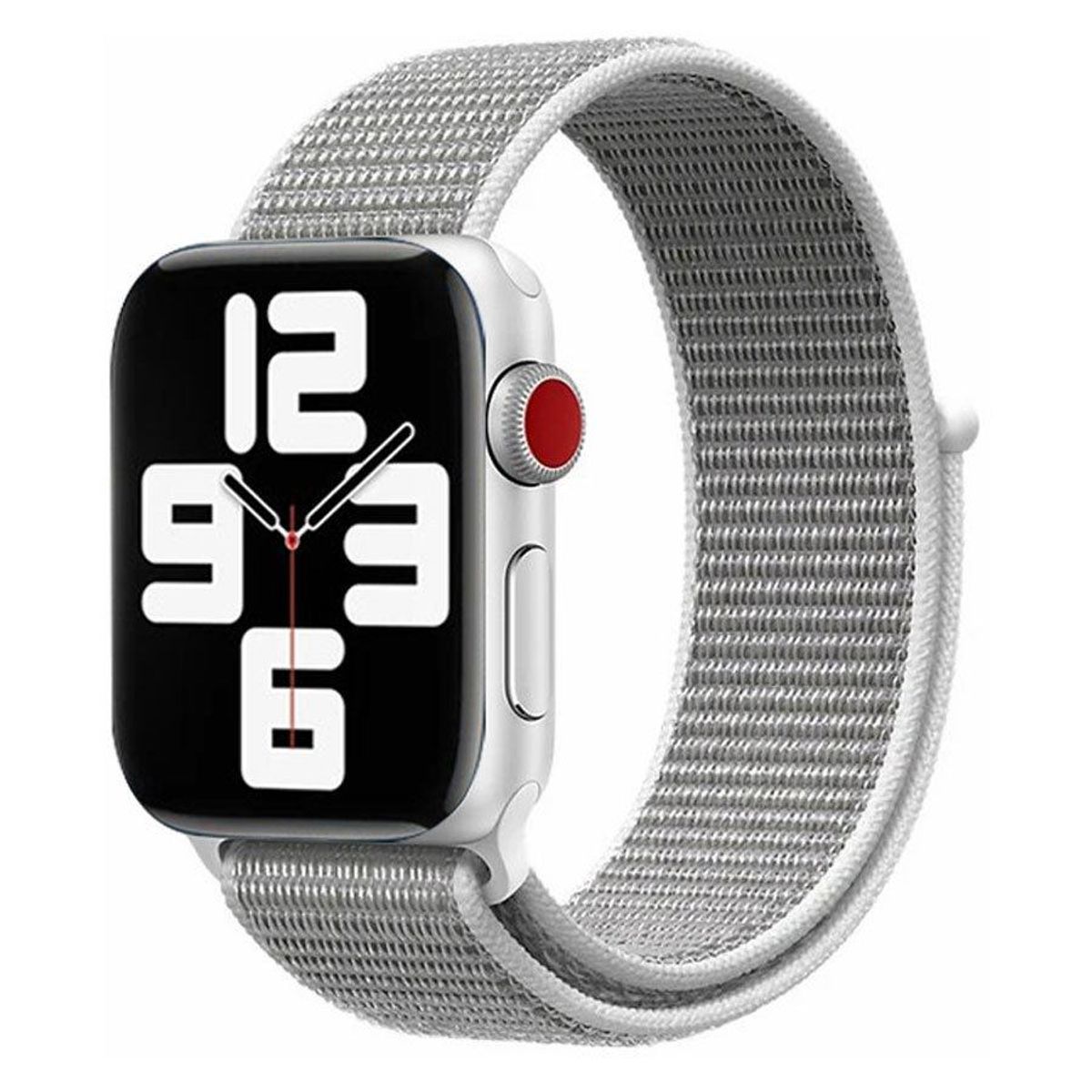 Lippa Apple Watch nylonrem 38/40/41, Hvid