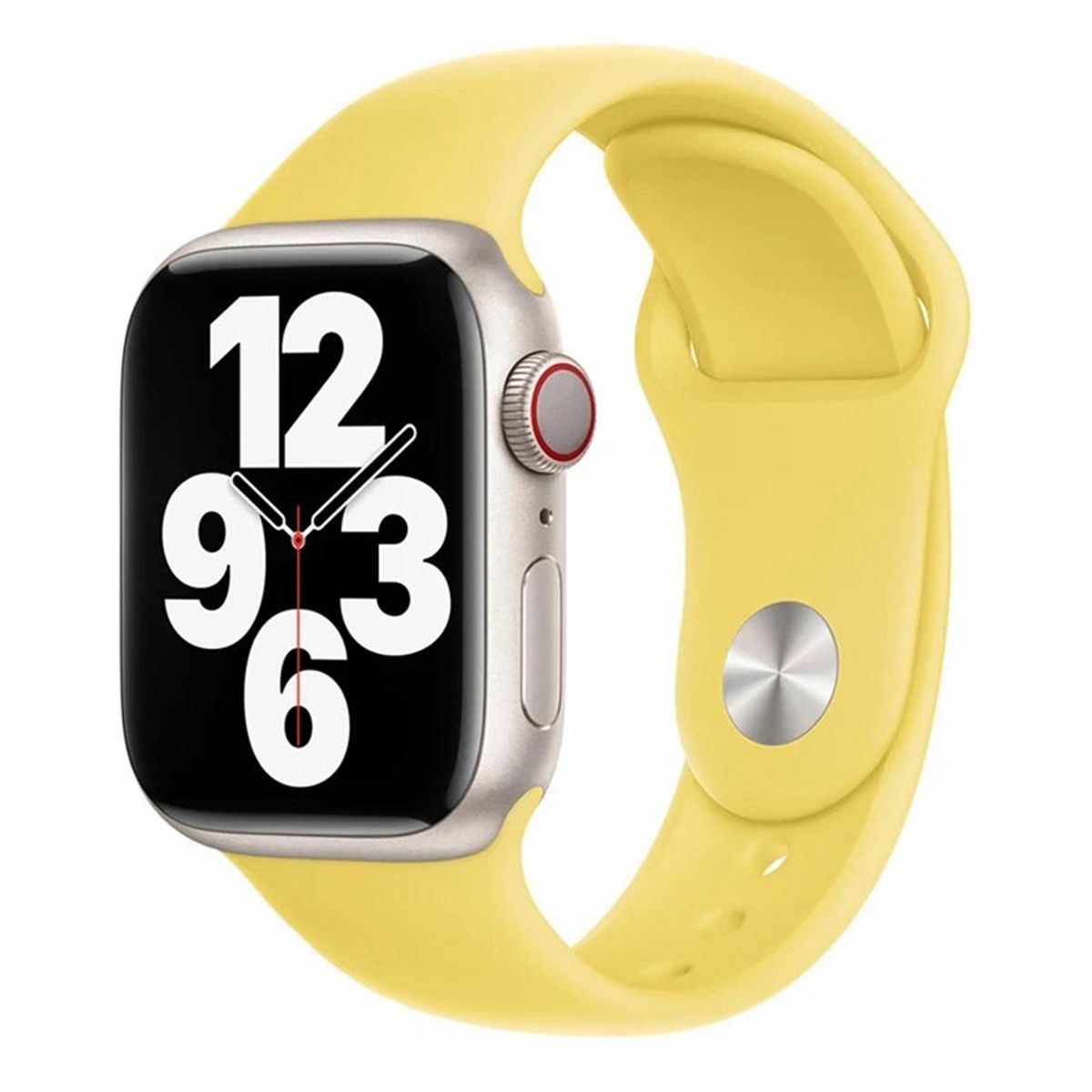 Lippa Apple Watch silikonerem 38/40/41, Gul