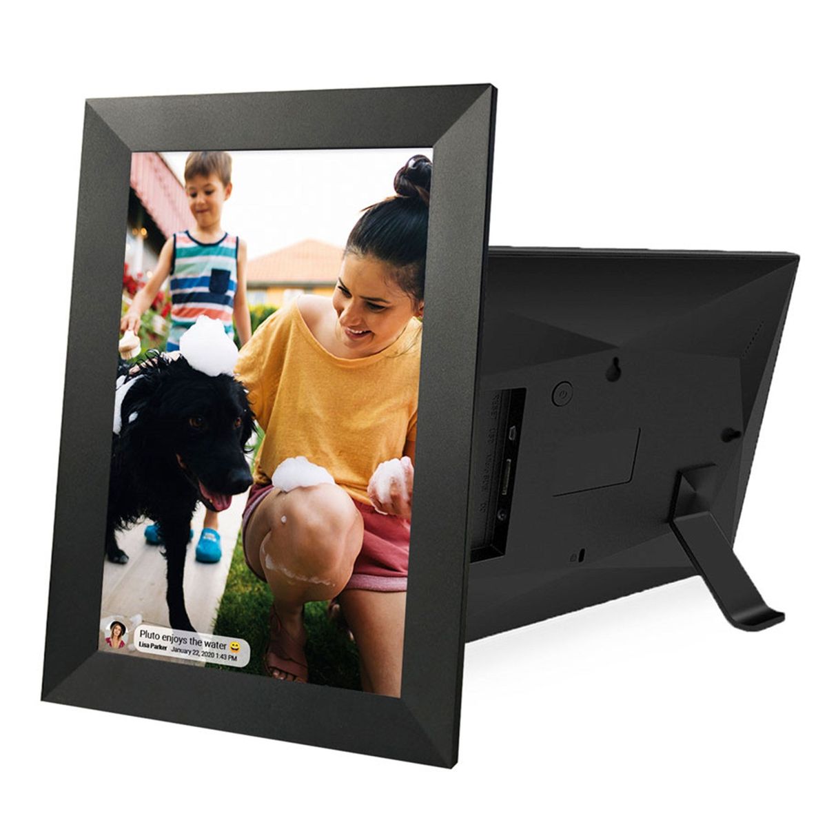 Lippa Frameo Digital Billedramme 10", Sort