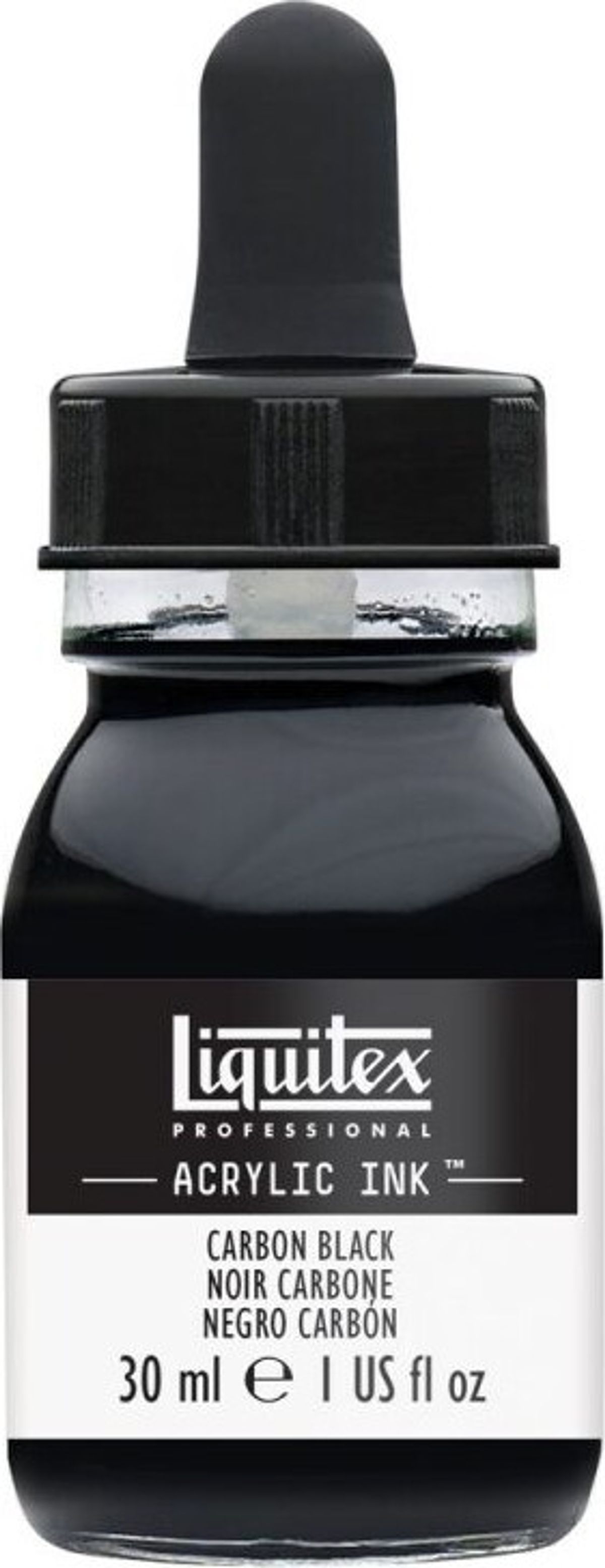 Liquitex - Acrylic Ink Blæk - Carbon Black 30 Ml