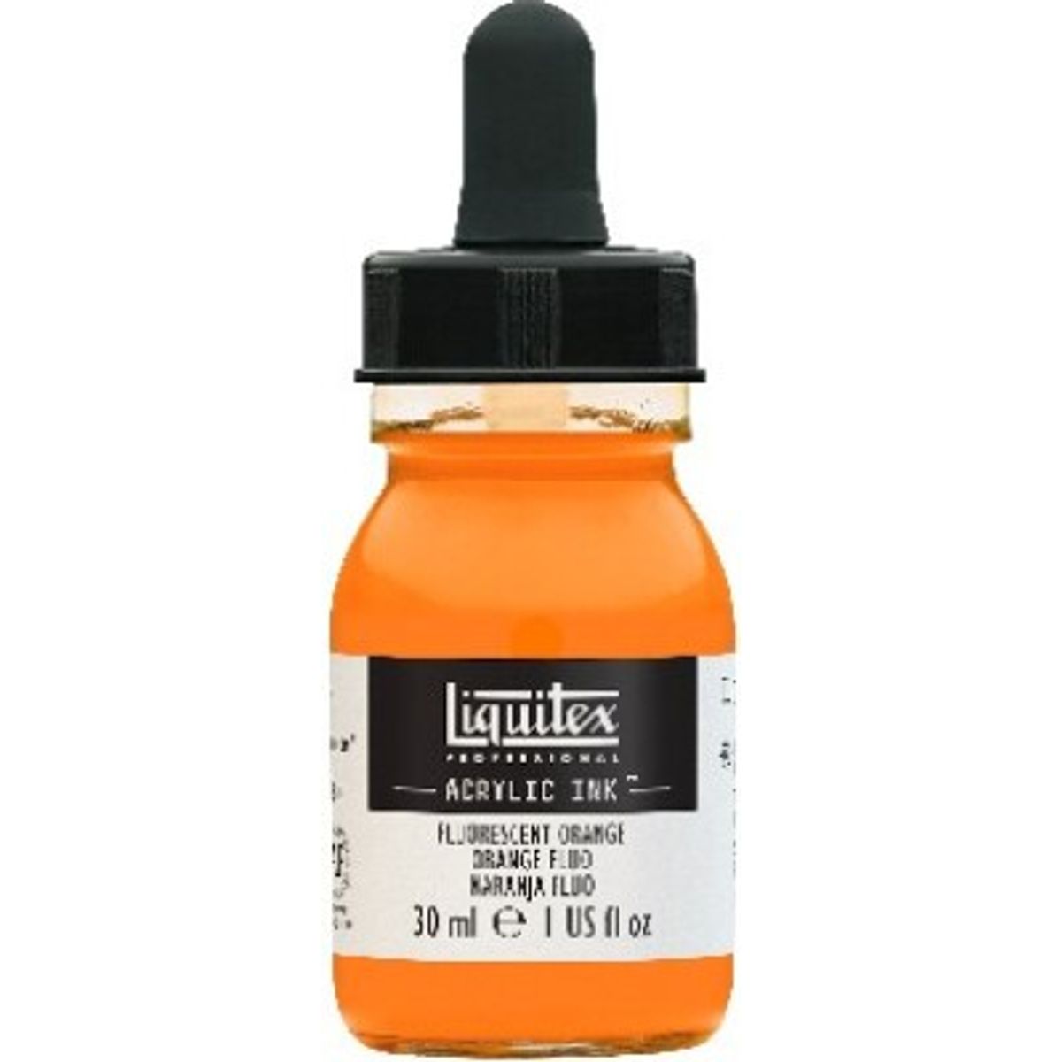 Liquitex - Acrylic Ink Blæk - Fluorescent Orange 30 Ml