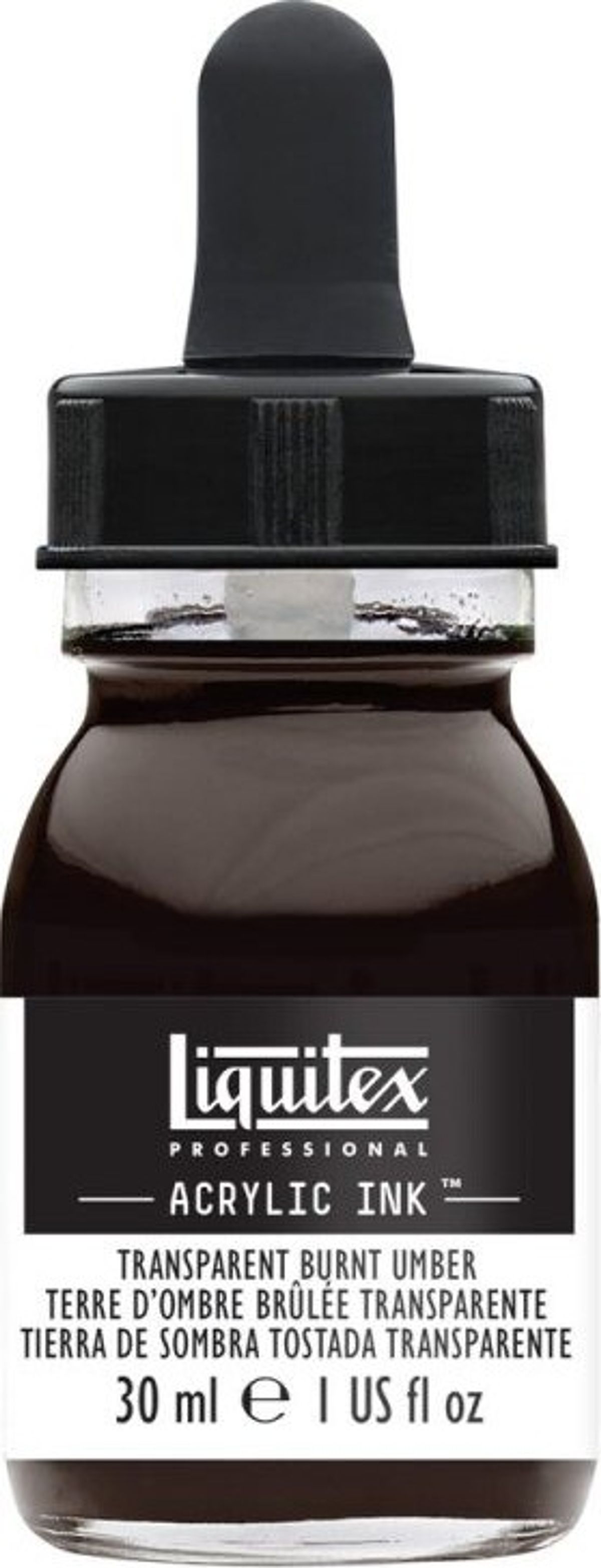 Liquitex - Acrylic Ink - Transparent Burnt Umber 30 Ml