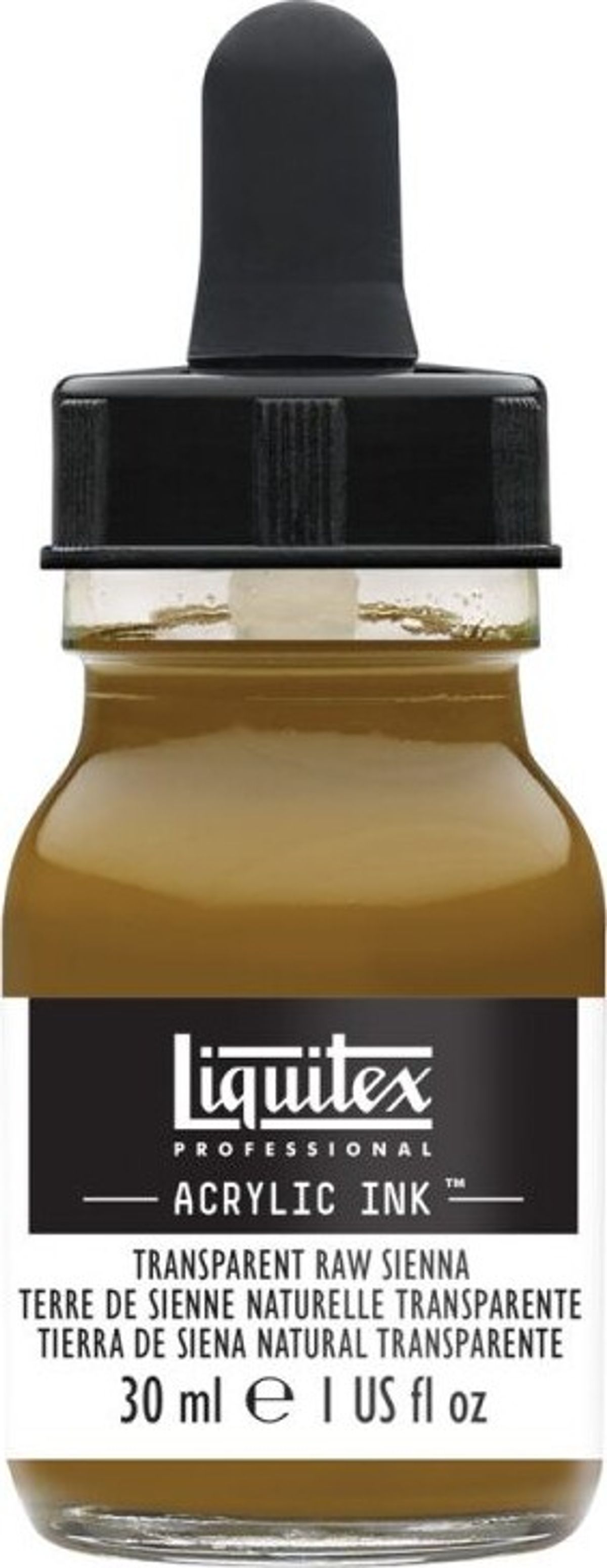 Liquitex - Acrylic Ink - Transparent Raw Sienna 30 Ml