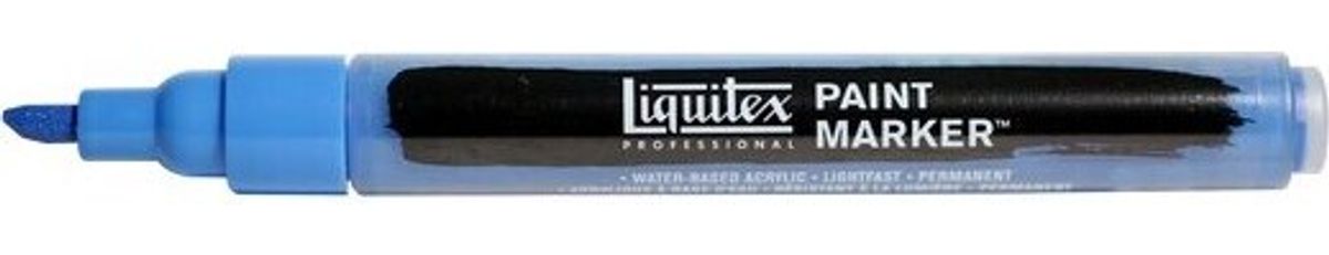 Liquitex - Acrylic Paint Marker Fine - Cerulean Blå