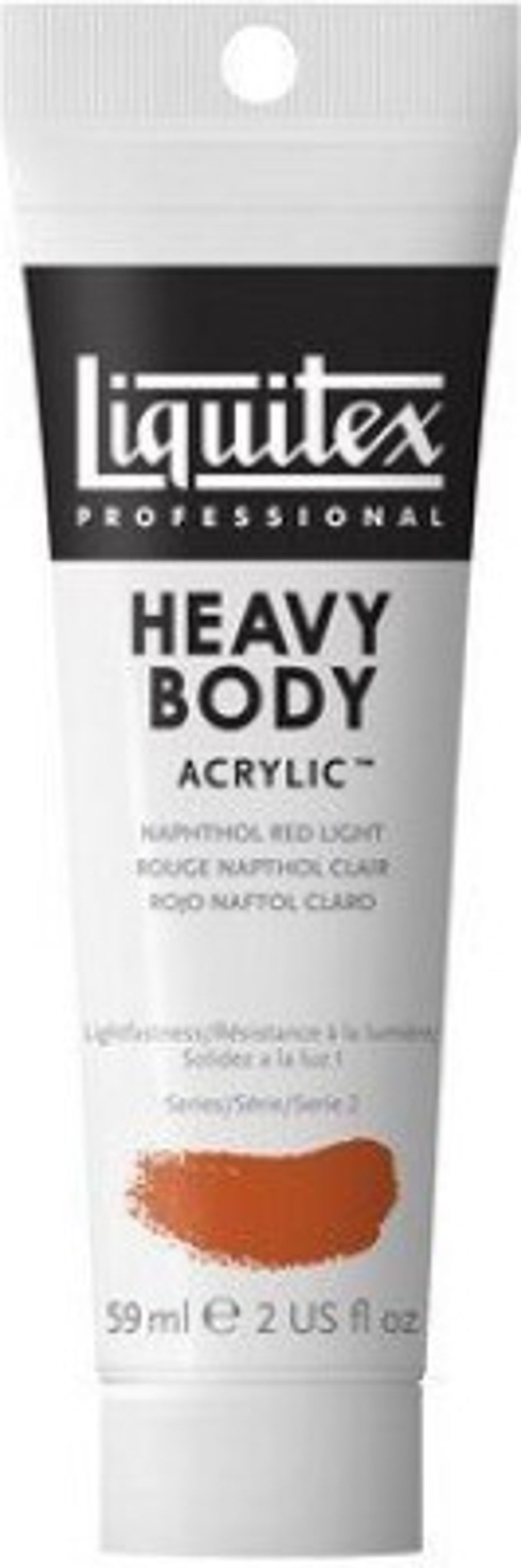 Liquitex - Akrylmaling - Heavy Body - Naphtol Red Light 59 Ml