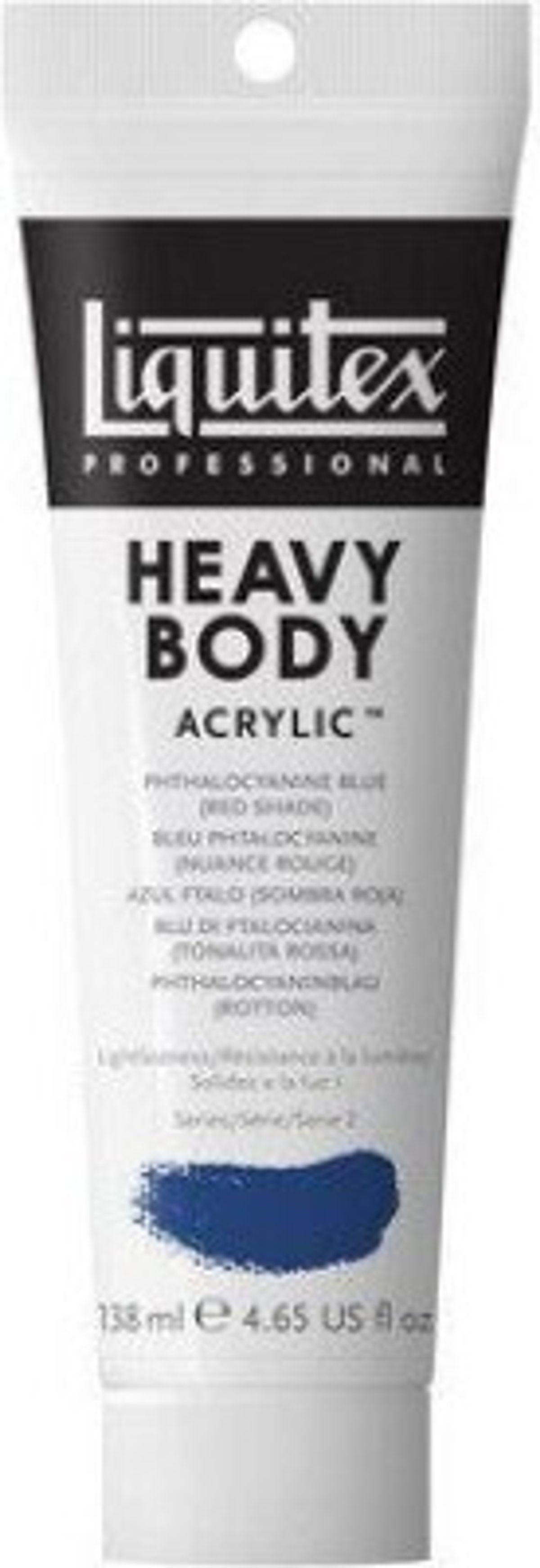 Liquitex - Akrylmaling - Heavy Body - Phthalocyanine Blue - Red Shade 138 Ml