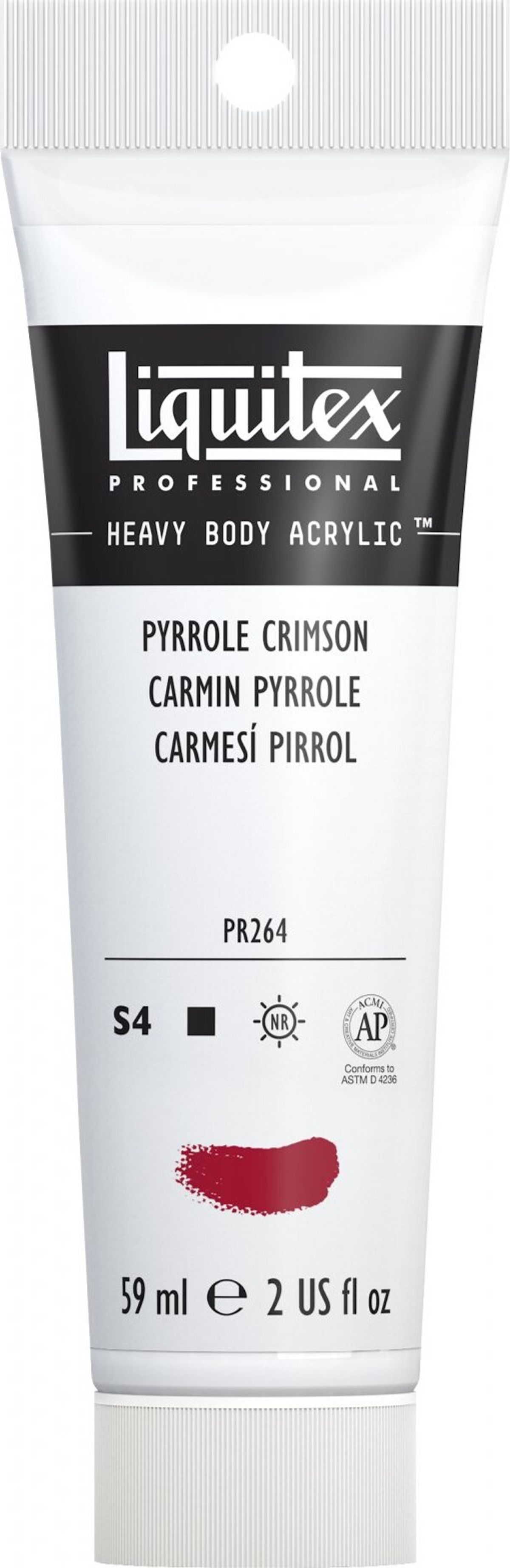 Liquitex - Akrylmaling - Heavy Body - Pyrrole Crimson 59 Ml