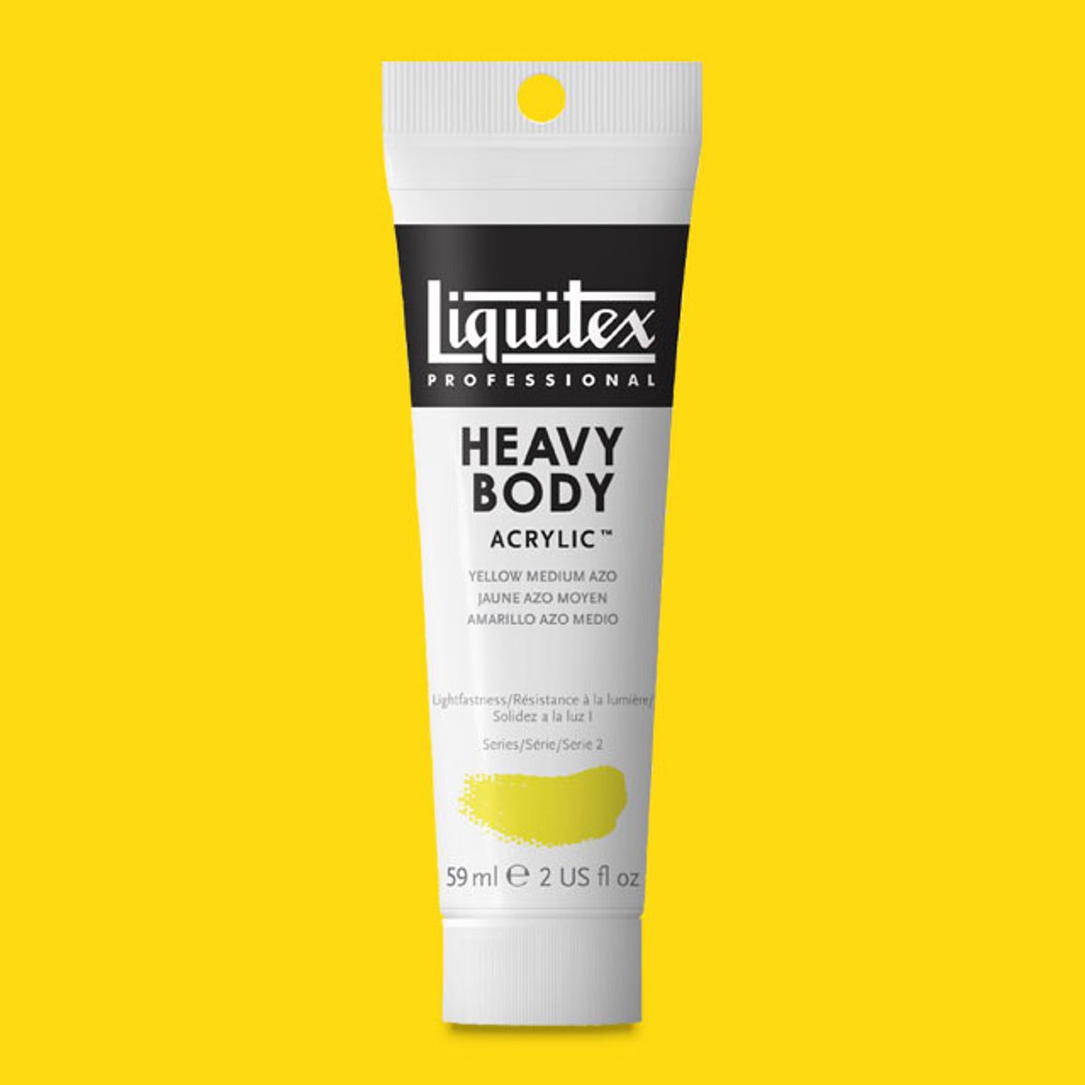 Liquitex - Akrylmaling - Heavy Body - Yellow Medium Azo 59 Ml