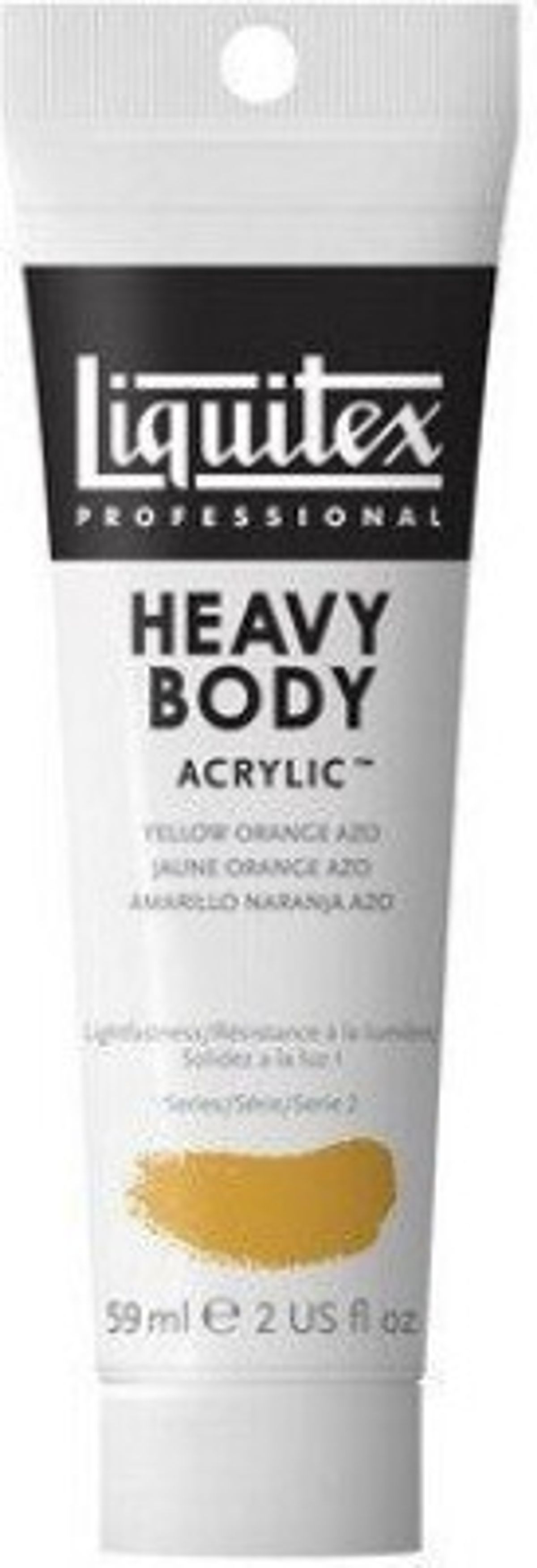 Liquitex - Akrylmaling - Heavy Body - Yellow Orange Azo 59 Ml