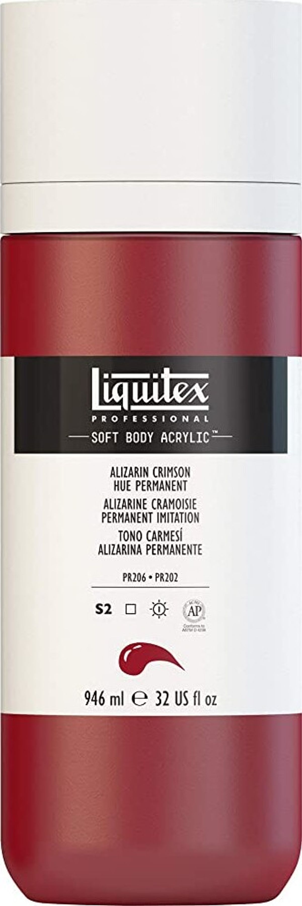 Liquitex - Akrylmaling - Soft Body - Alizarin Crimsonhue 946 Ml