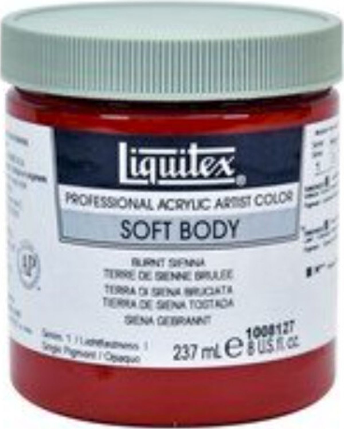 Liquitex - Akrylmaling - Soft Body - Burnt Sienna 237 Ml