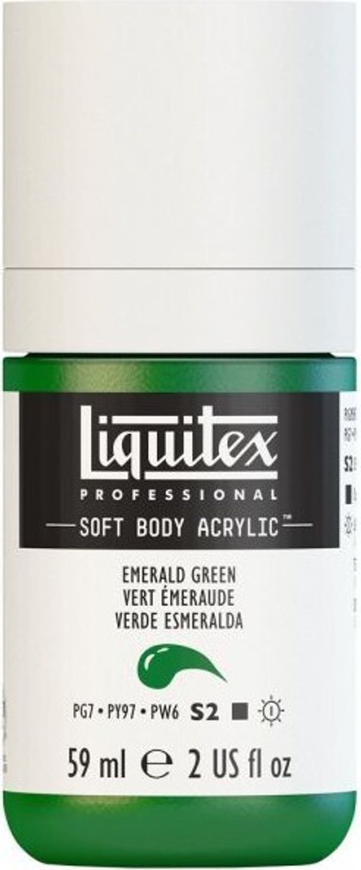 Liquitex - Akrylmaling - Soft Body - Emerald Green 59 Ml