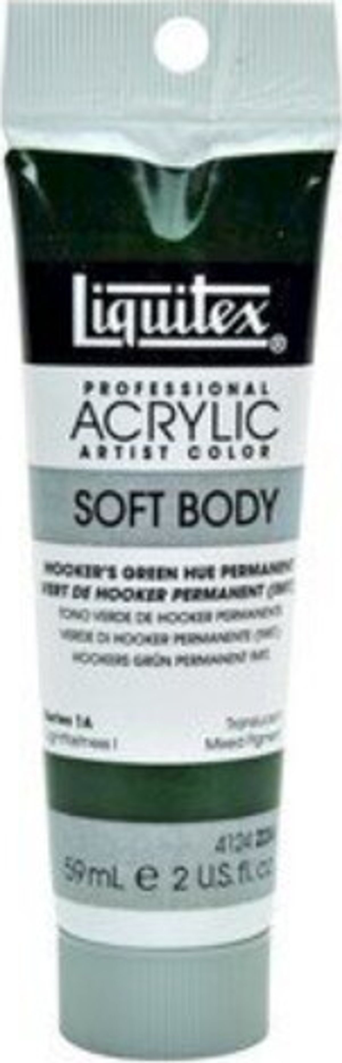 Liquitex - Akrylmaling - Soft Body - Hookers Green Hue 59 Ml