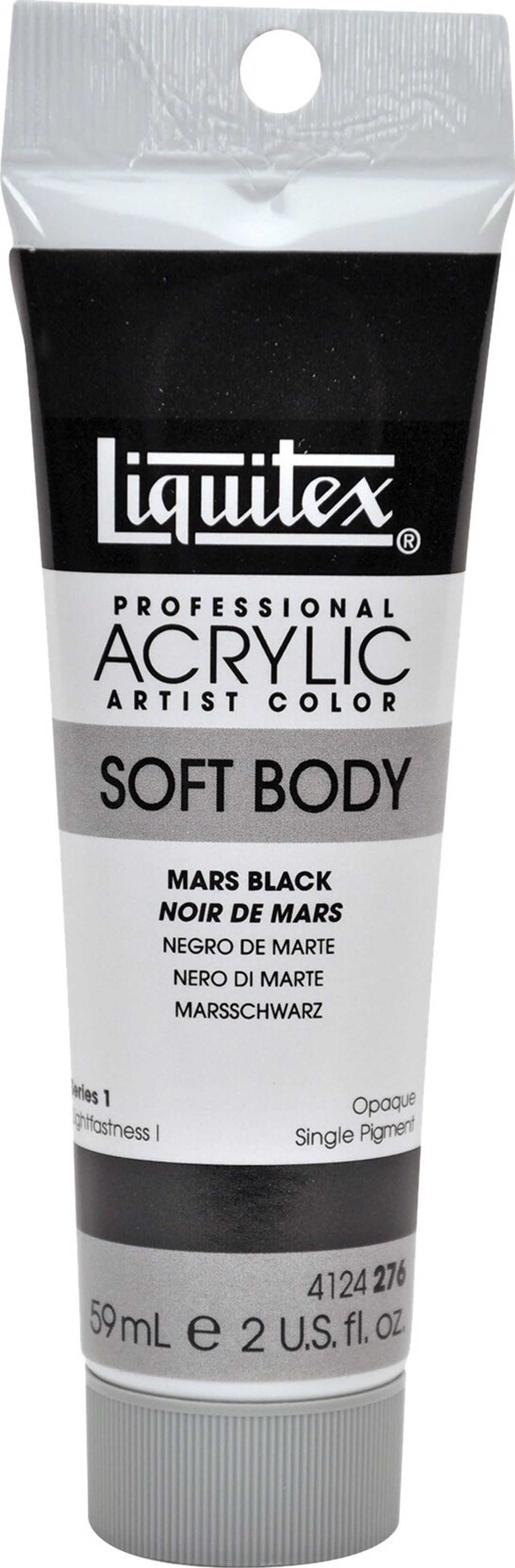 Liquitex - Akrylmaling - Soft Body - Mars Black 59 Ml