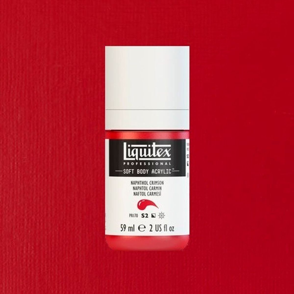 Liquitex - Akrylmaling - Soft Body - Napthol Crimson 59 Ml