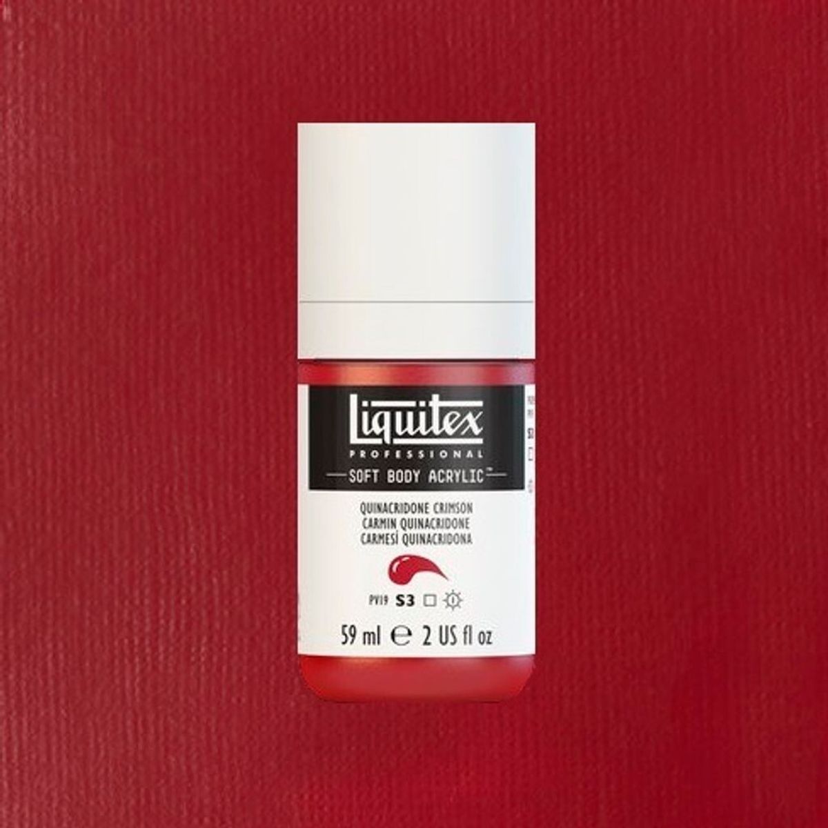 Liquitex - Akrylmaling - Soft Body - Quinacridone Crimson 59 Ml