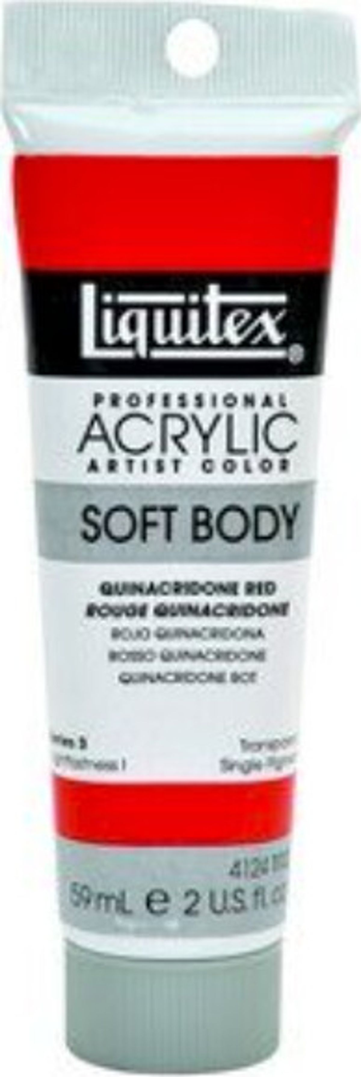 Liquitex - Akrylmaling - Soft Body - Quinacridone Red 59 Ml