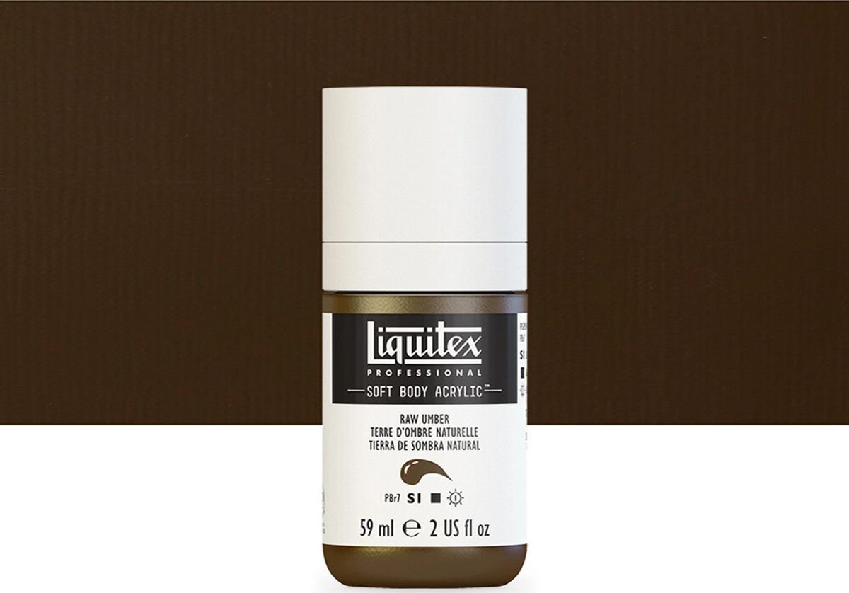 Liquitex - Akrylmaling - Soft Body - Raw Umber 59 Ml