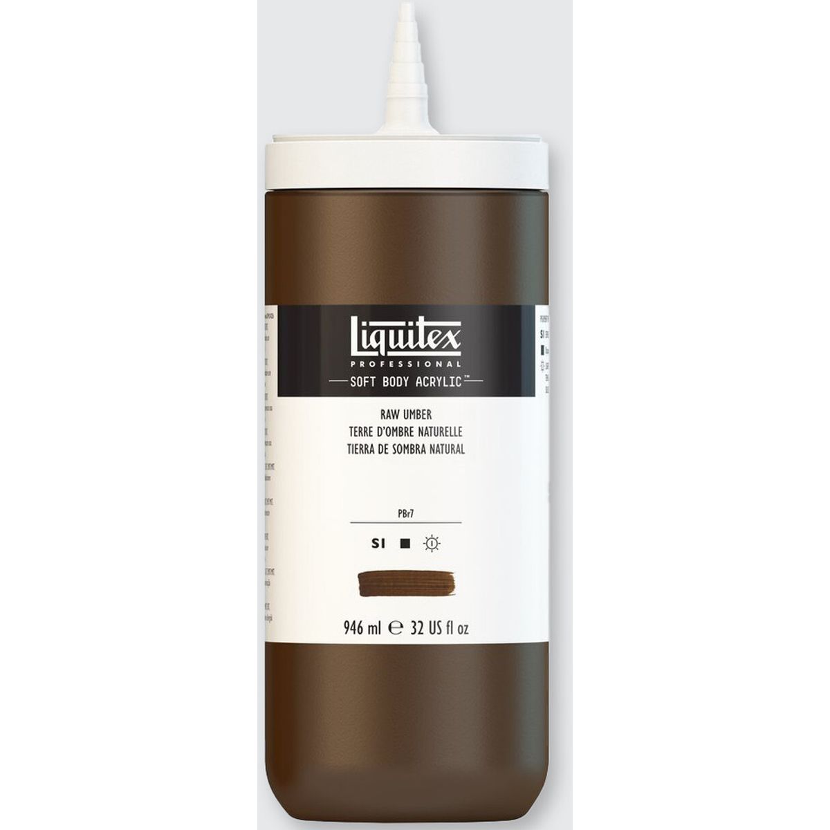 Liquitex - Akrylmaling - Soft Body - Raw Umber 946 Ml