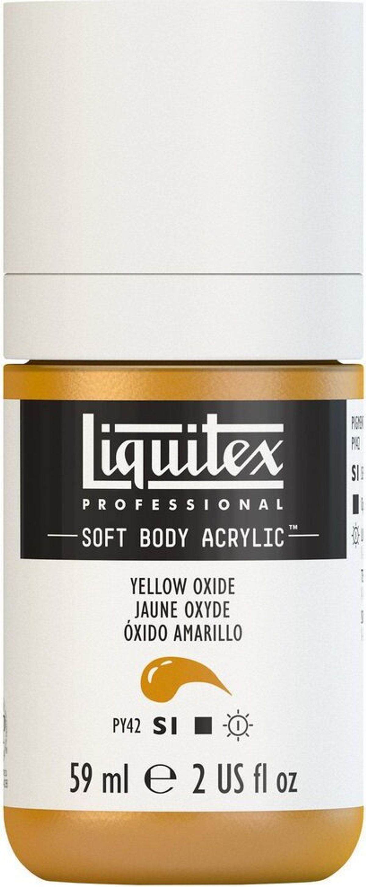 Liquitex - Akrylmaling - Soft Body - Yellow Oxide 59 Ml