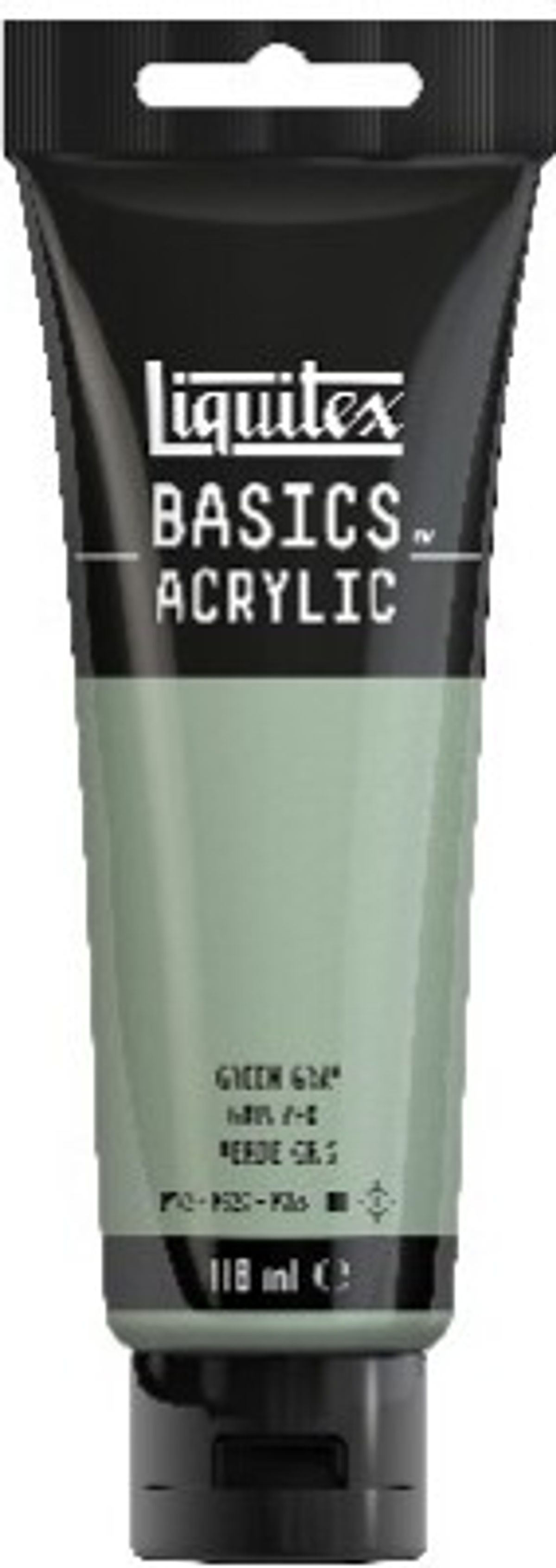 Liquitex - Basics Acrylic - Akrylmaling - Green Grey 118 Ml