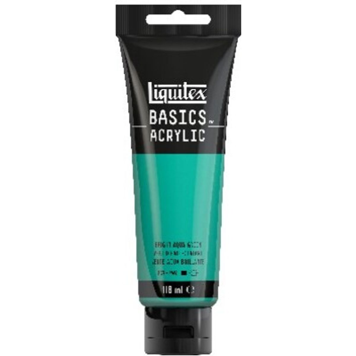 Liquitex - Basics Acrylic - Akrylmaling - Lys Aqua Grøn 118 Ml