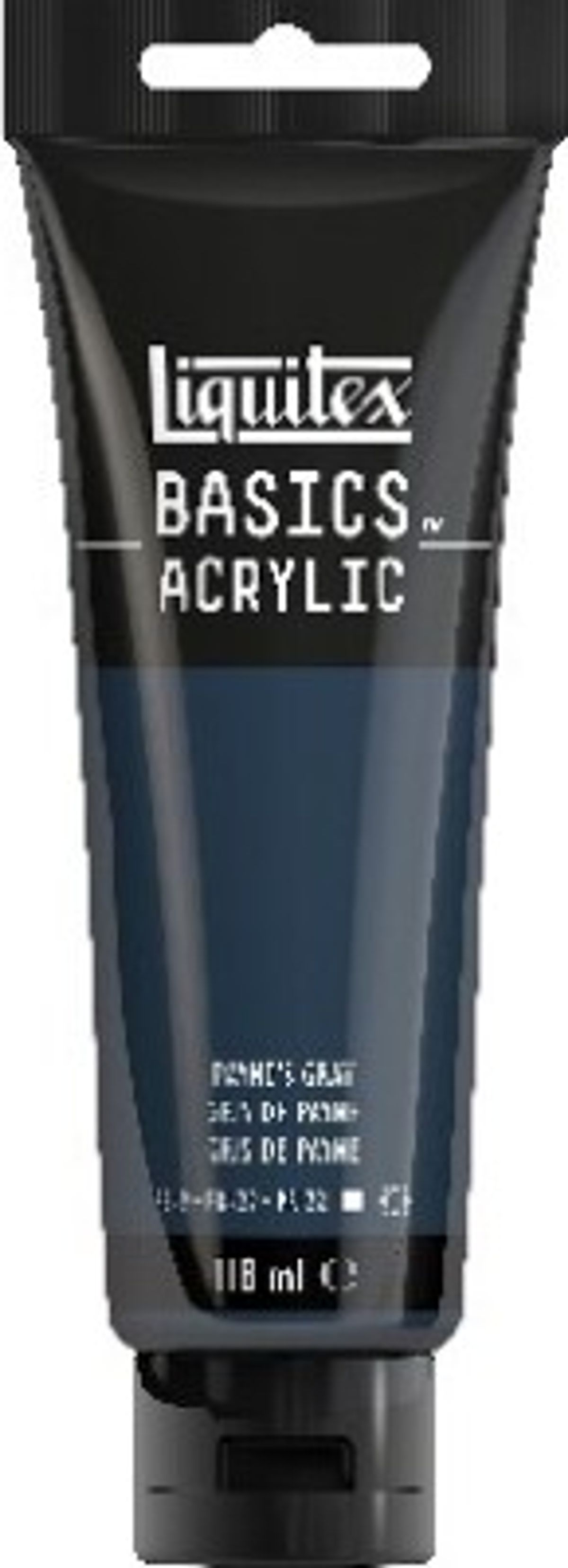 Liquitex - Basics Acrylic - Akrylmaling - Payne's Grå 118 Ml