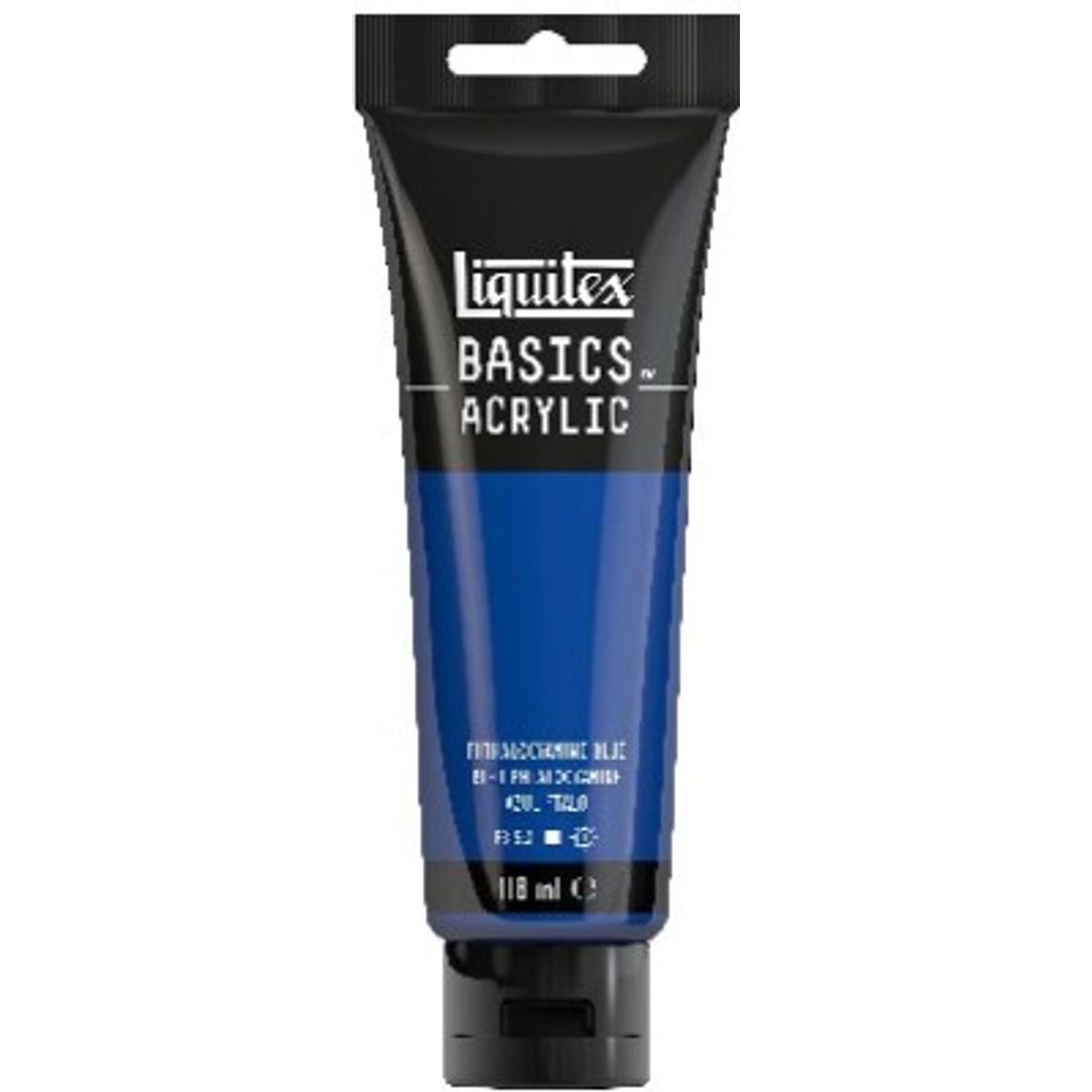 Liquitex - Basics Acrylic - Akrylmaling - Phthalocyanin Blå 118 Ml