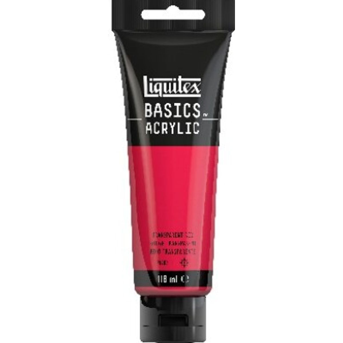 Liquitex - Basics Acrylic - Akrylmaling - Transparent Rød 118 Ml