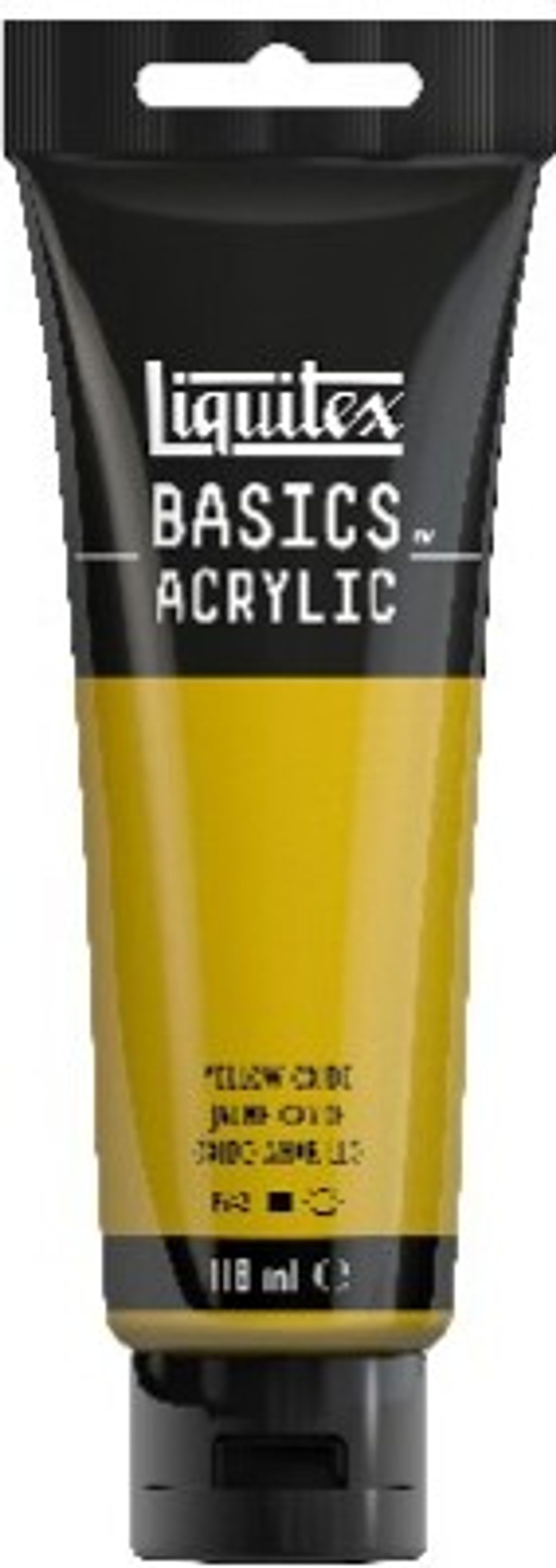 Liquitex - Basics Acrylic - Akrylmaling - Yellow Oxide 118 Ml 416 - 8870031 -