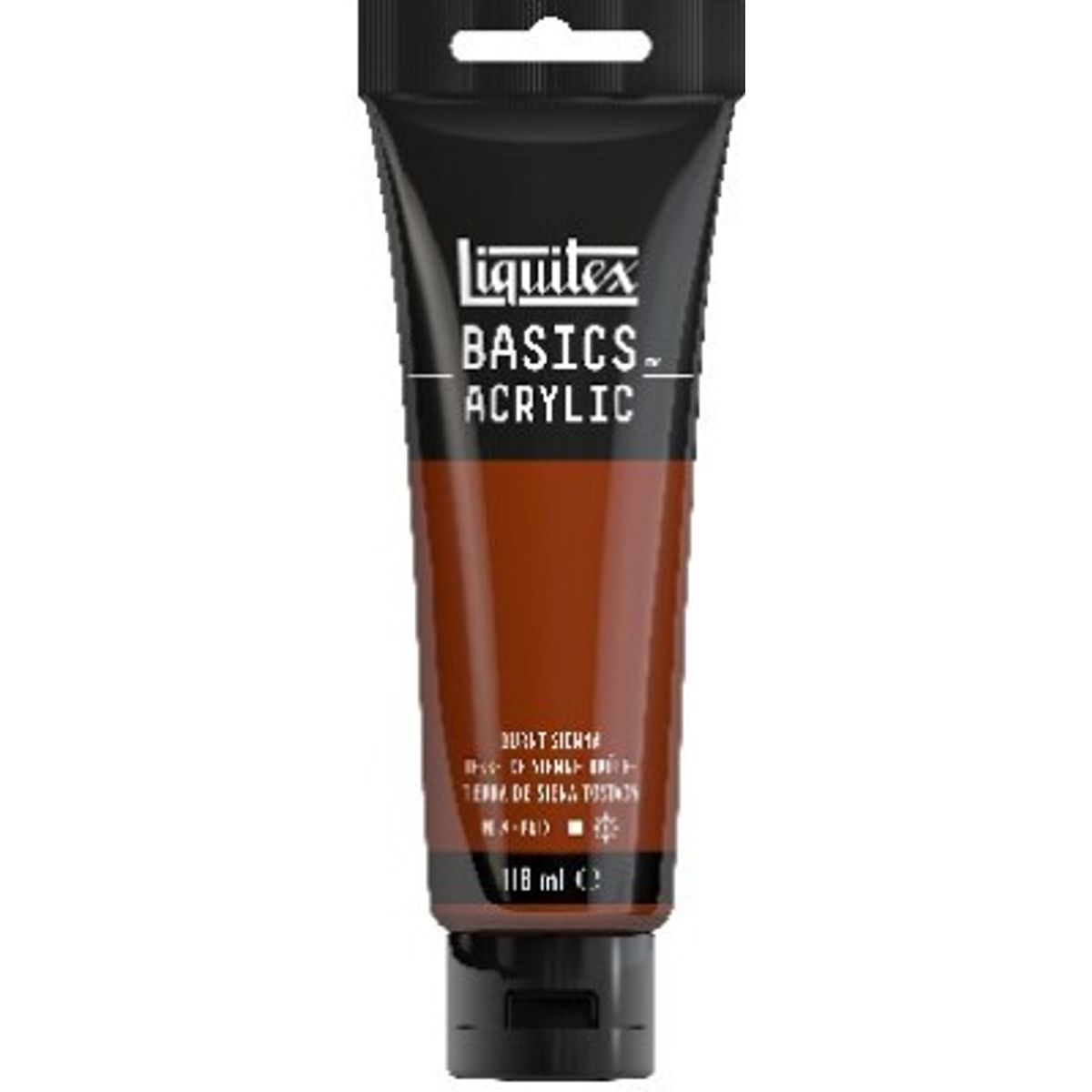 Liquitex - Basics Akrylmaling - 118 Ml - Burnt Sienna 127