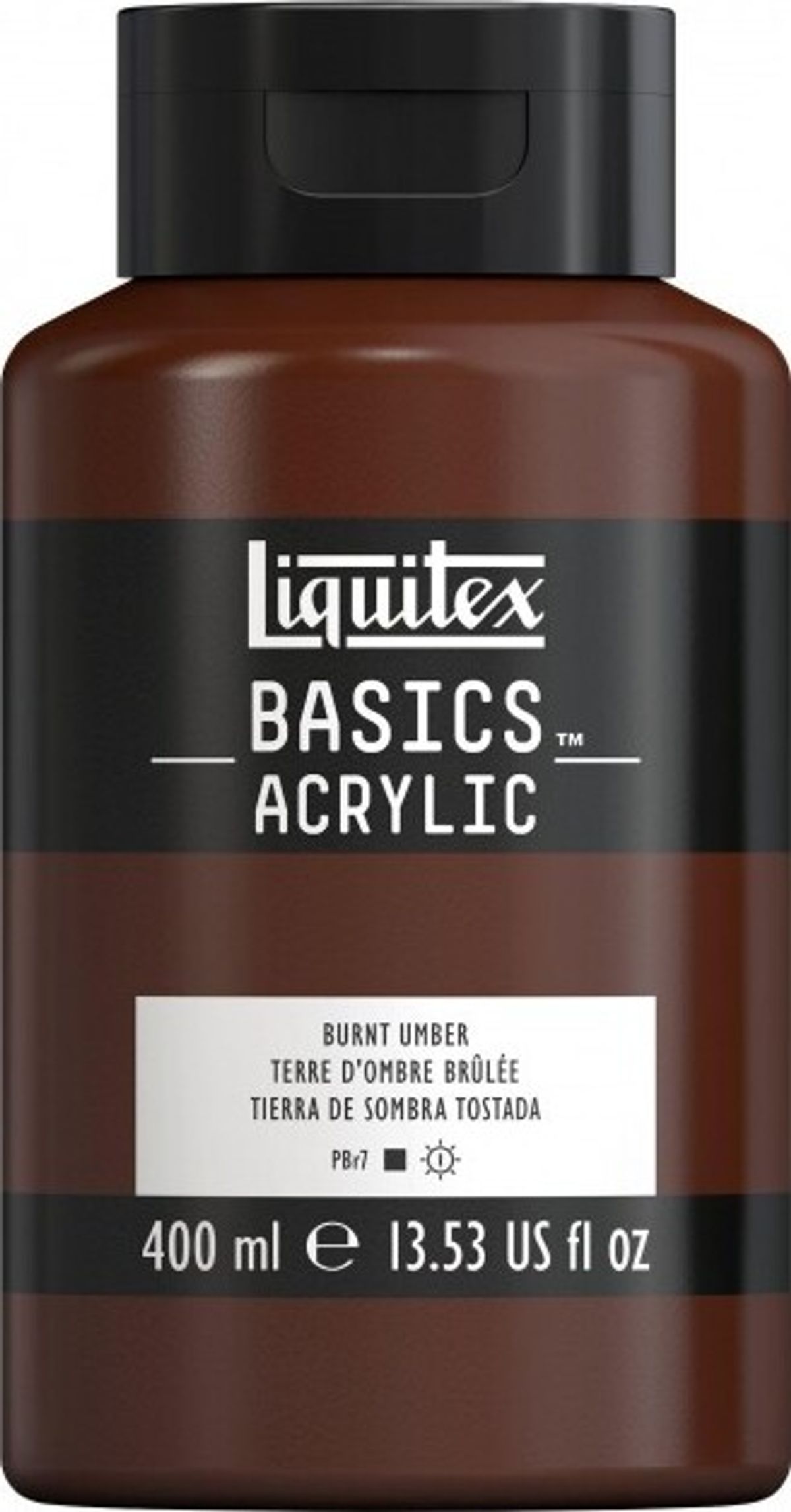 Liquitex - Basics Akrylmaling - Burnt Umber 400 Ml