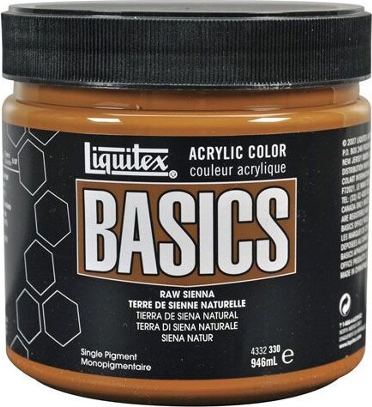 Liquitex - Basics Akrylmaling - Raw Sienna 946 Ml