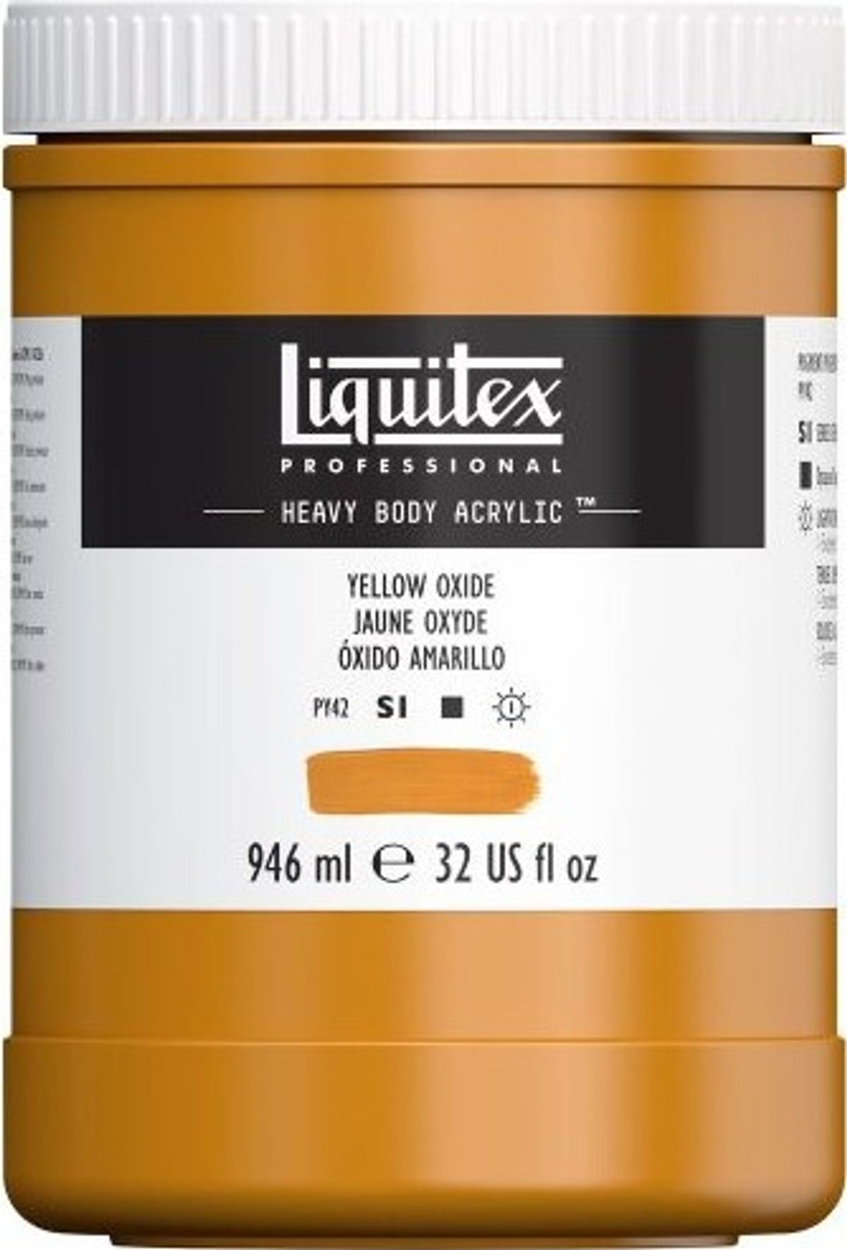 Liquitex - Basics Akrylmaling - Yellow Oxide 946 Ml