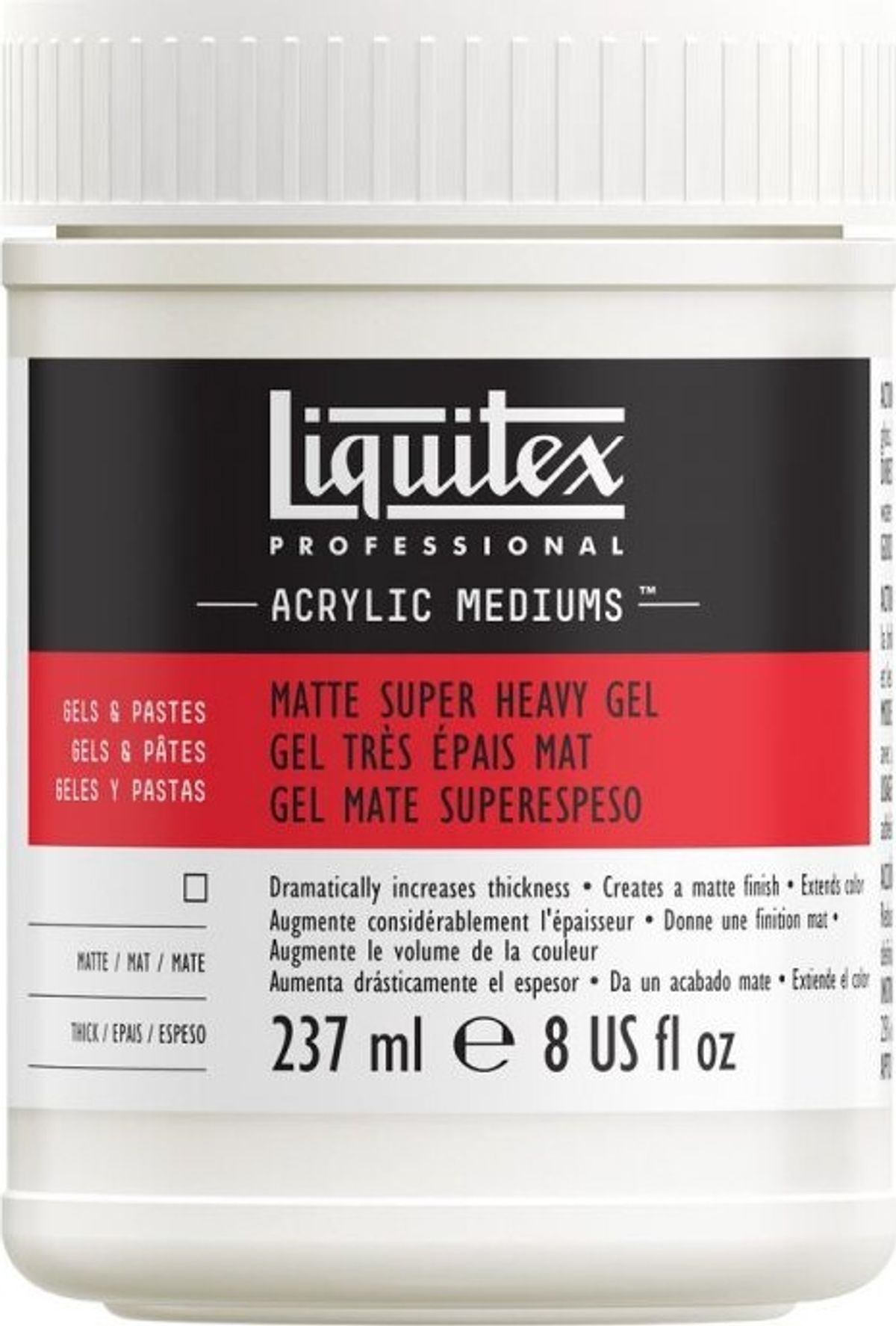 Liquitex - Basics Matte Gel Medium 200 Ml