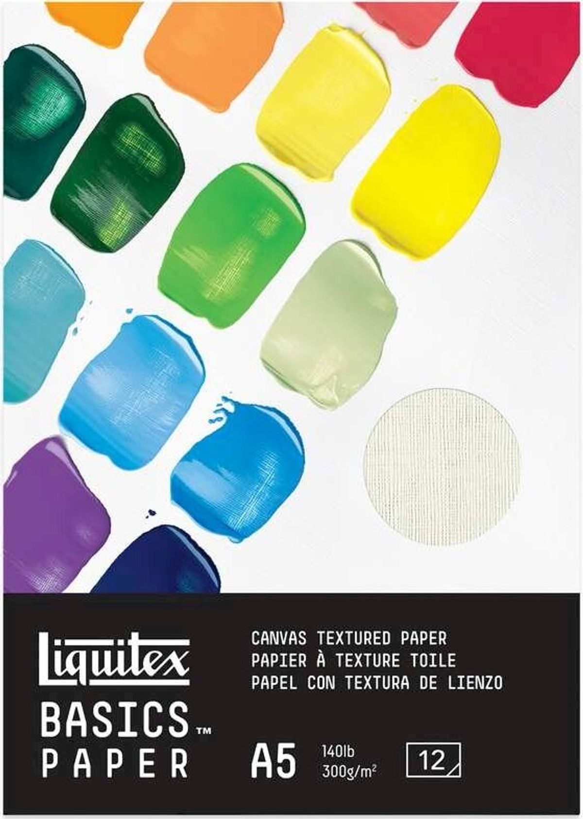 Liquitex - Basics Paper - Akryl Papir - A5 - 300 G - 12 Ark