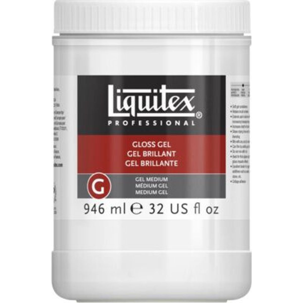 Liquitex - Gloss Gel Medium 946 Ml