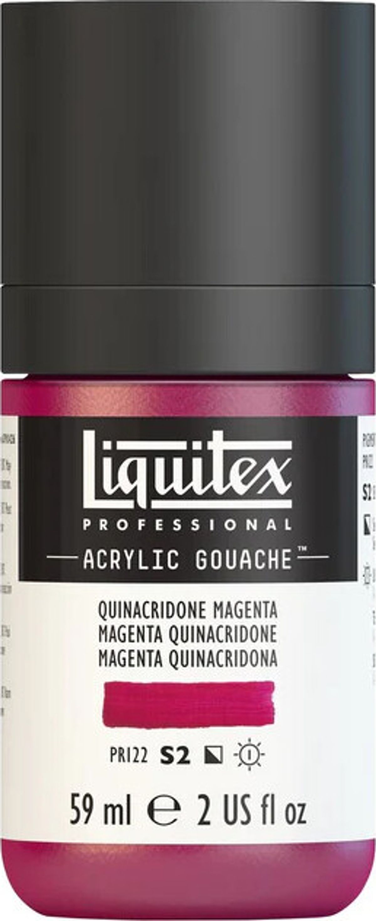 Liquitex - Gouache Akrylmaling - Quinacridone Magenta 59 Ml