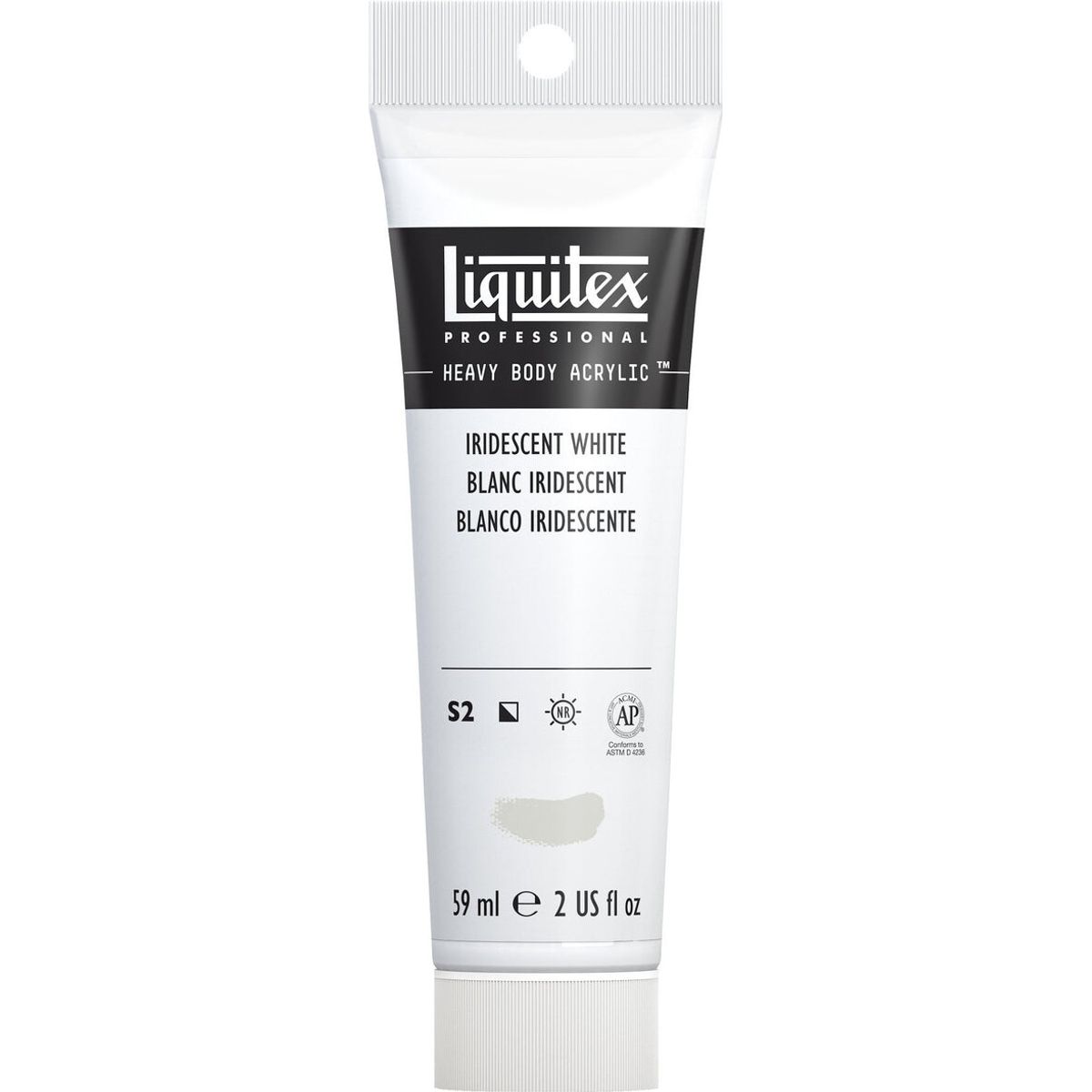 Liquitex - Heavy Body Akrylmaling - Iridescent Rich White 59 Ml