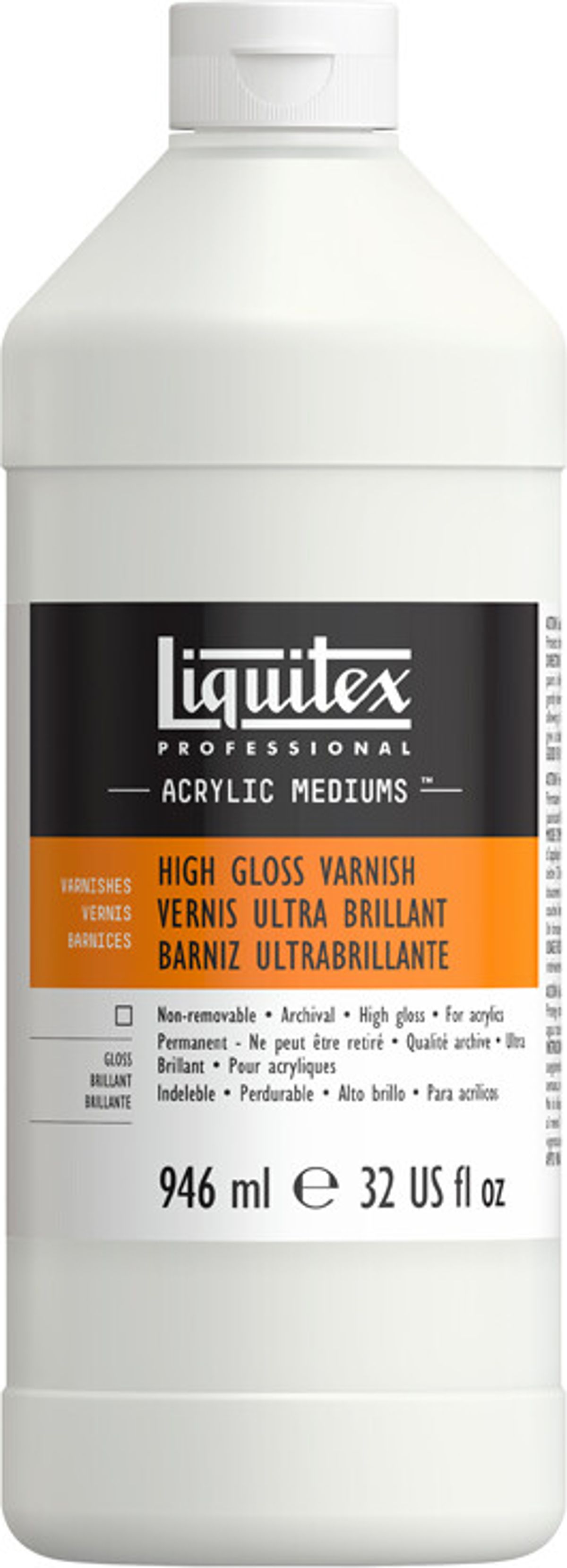 Liquitex - High Gloss Varnish - Klar Lak 946 Ml