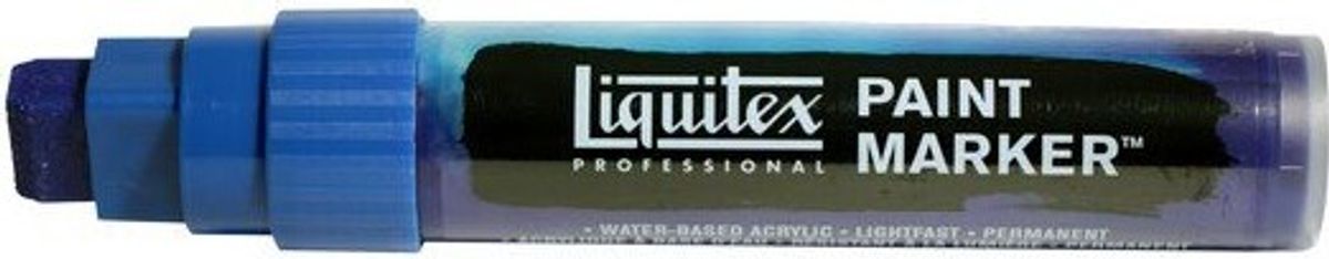 Liquitex - Paint Marker Wide Tusch - Phthalocyanin Blue - Green Shade