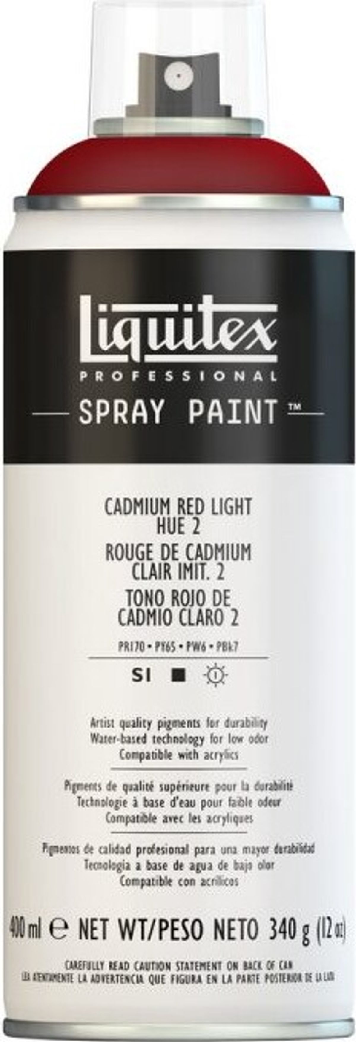 Liquitex - Spraymaling - Cadmium Red Light Hue 2 400 Ml