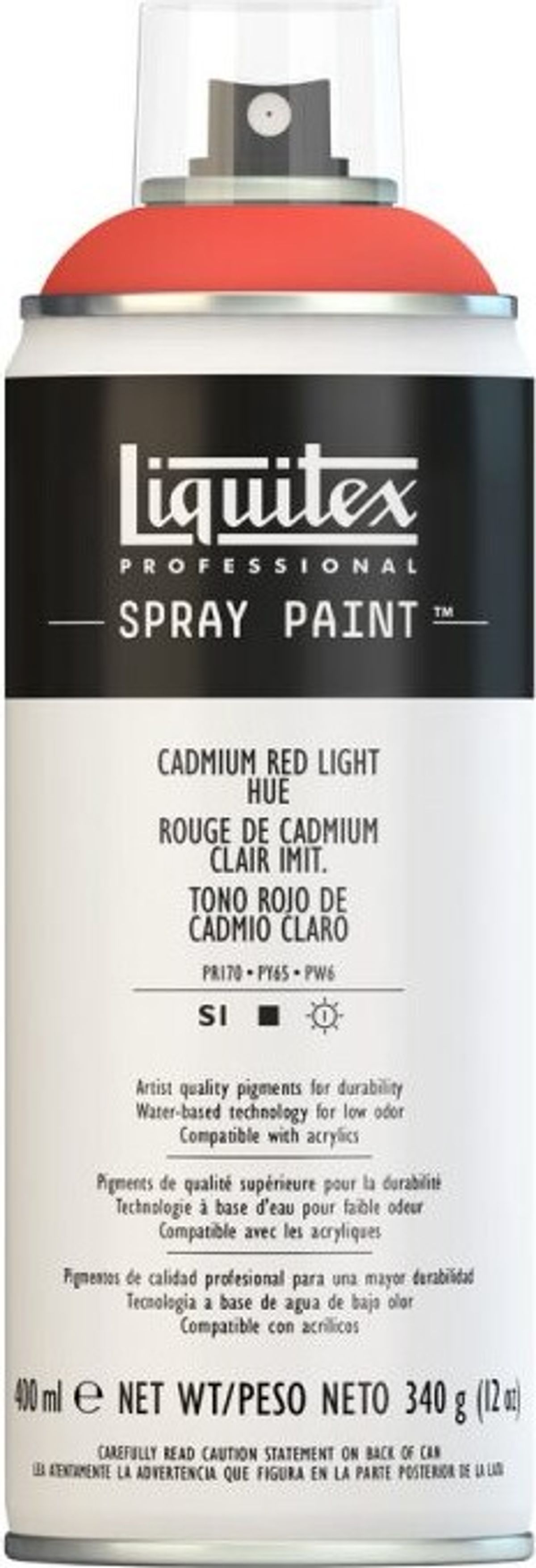 Liquitex - Spraymaling - Cadmium Red Light Hue 400 Ml