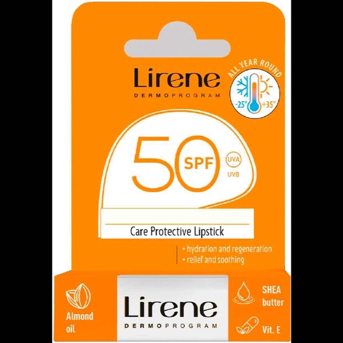 Lirene Sun Protective Lip Balm SPF 50 - 4,3 gr.