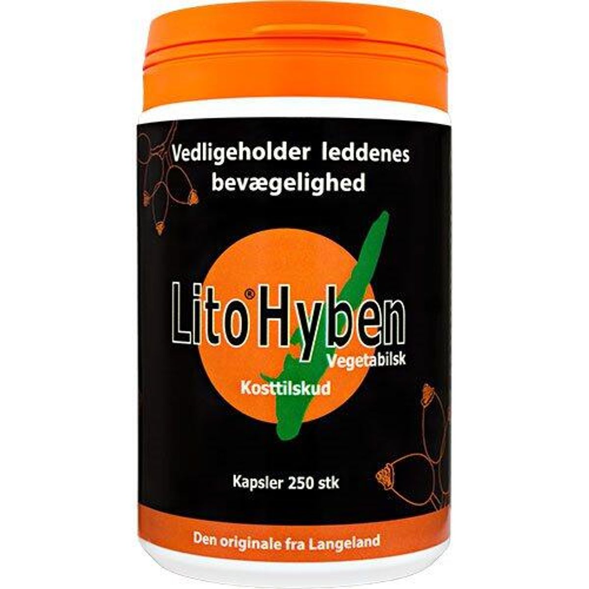 Lito Hyben Vegetabilsk kapsel 250kap x 500mg