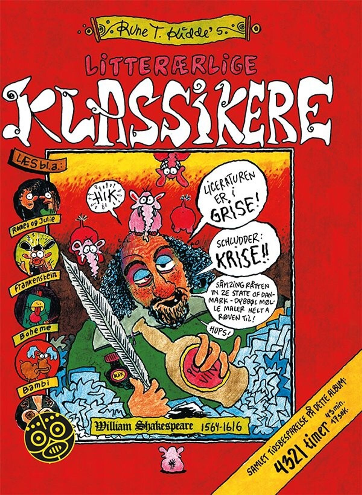 Litterærlige Klassikere - Rune T. Kidde - Tegneserie