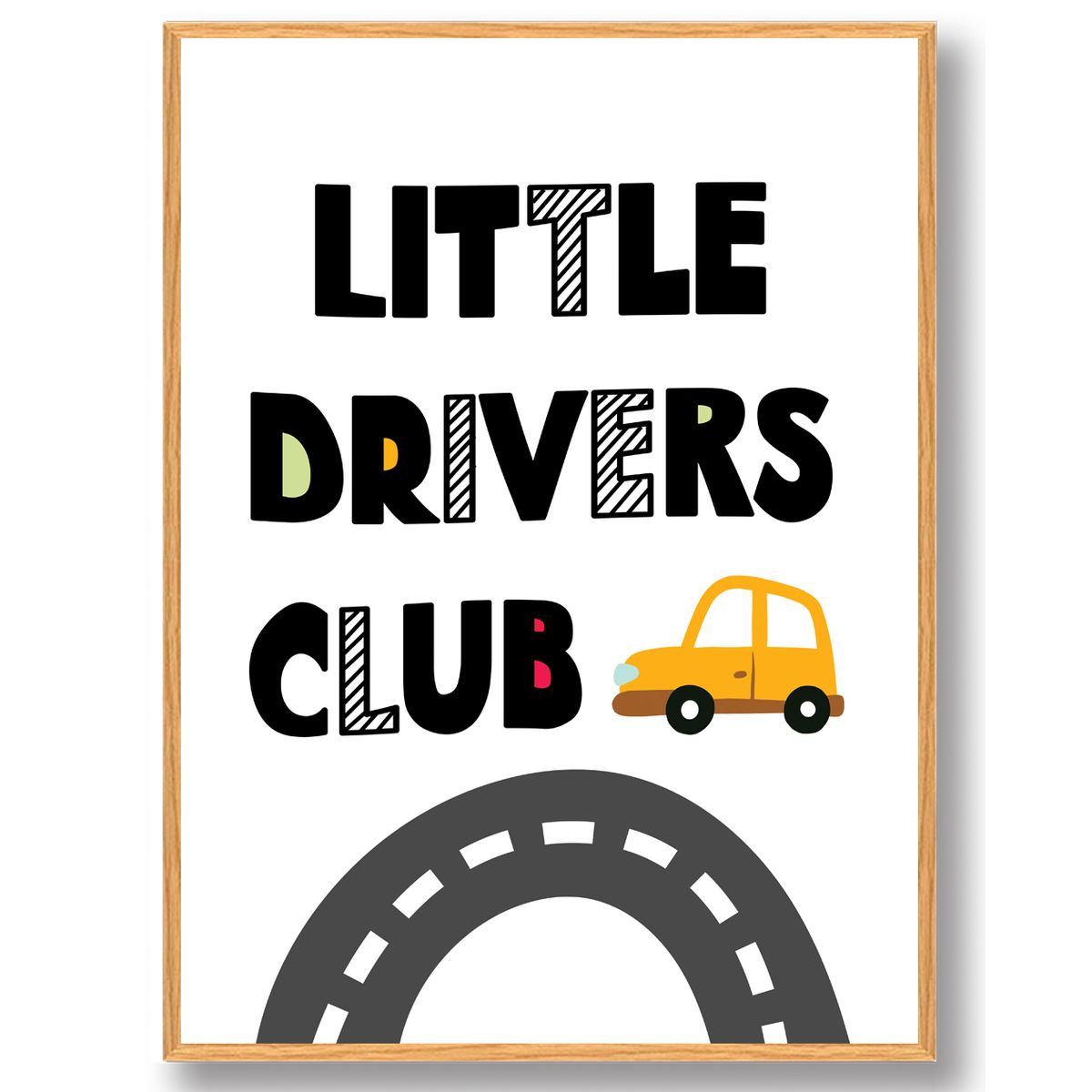 Little drivers club - plakat (Størrelse: S - 21x29,7cm (A4))